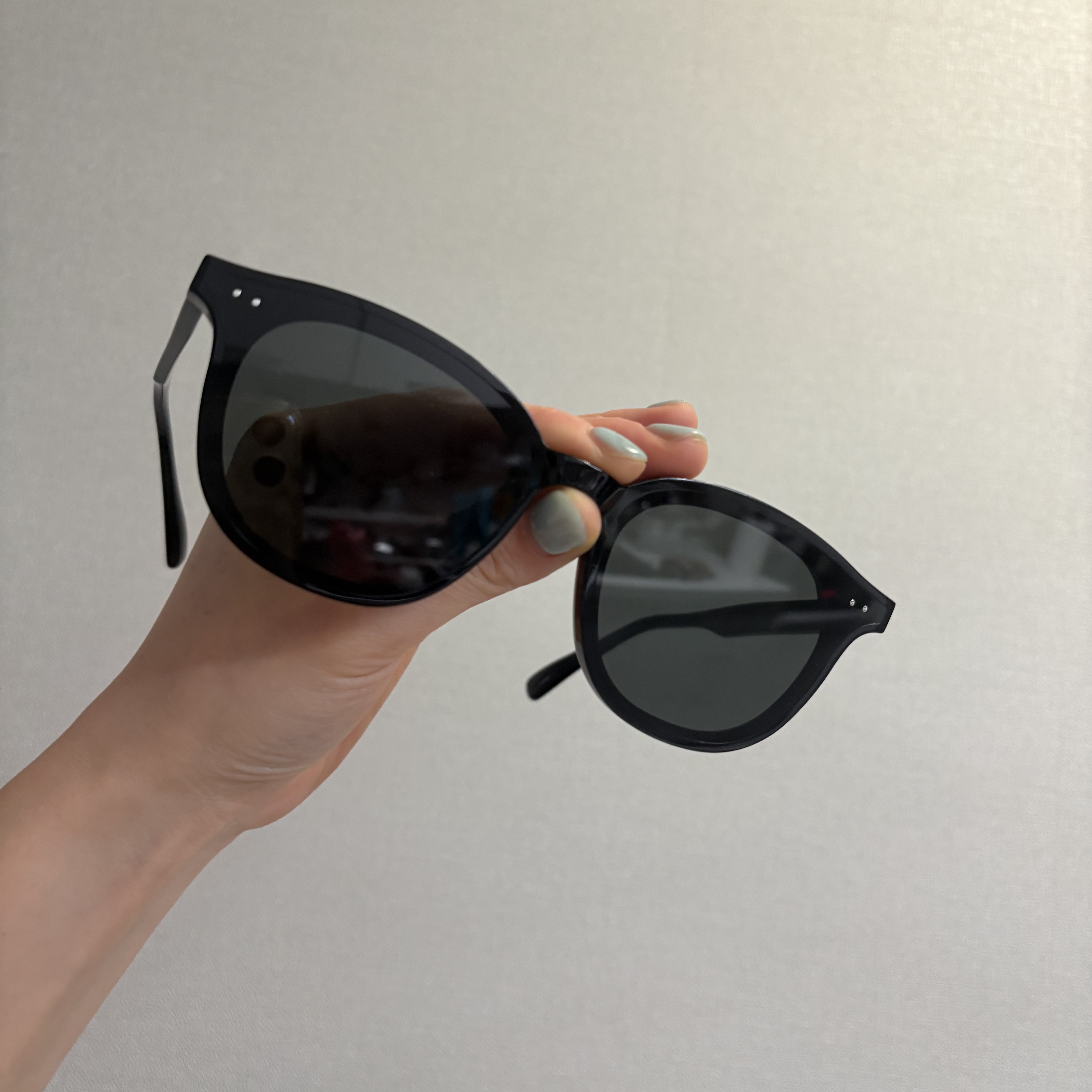 Gentle Monster Lang 01 Black 착용 스타일