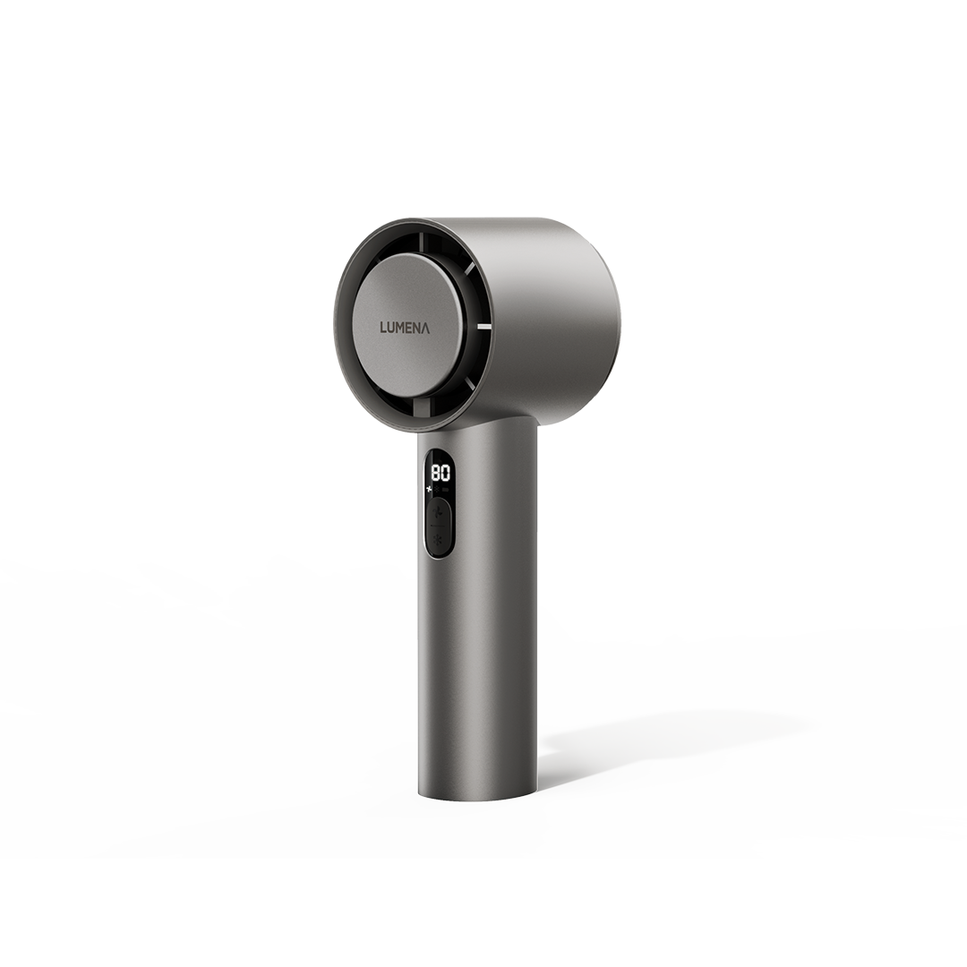 루메나 FAN JET ULTRA 휴대용 무선 냉각선풍기 티타늄 그레이(Lumena FAN JET ULTRA Portable Wireless Cooling Fan Titanium Gray)