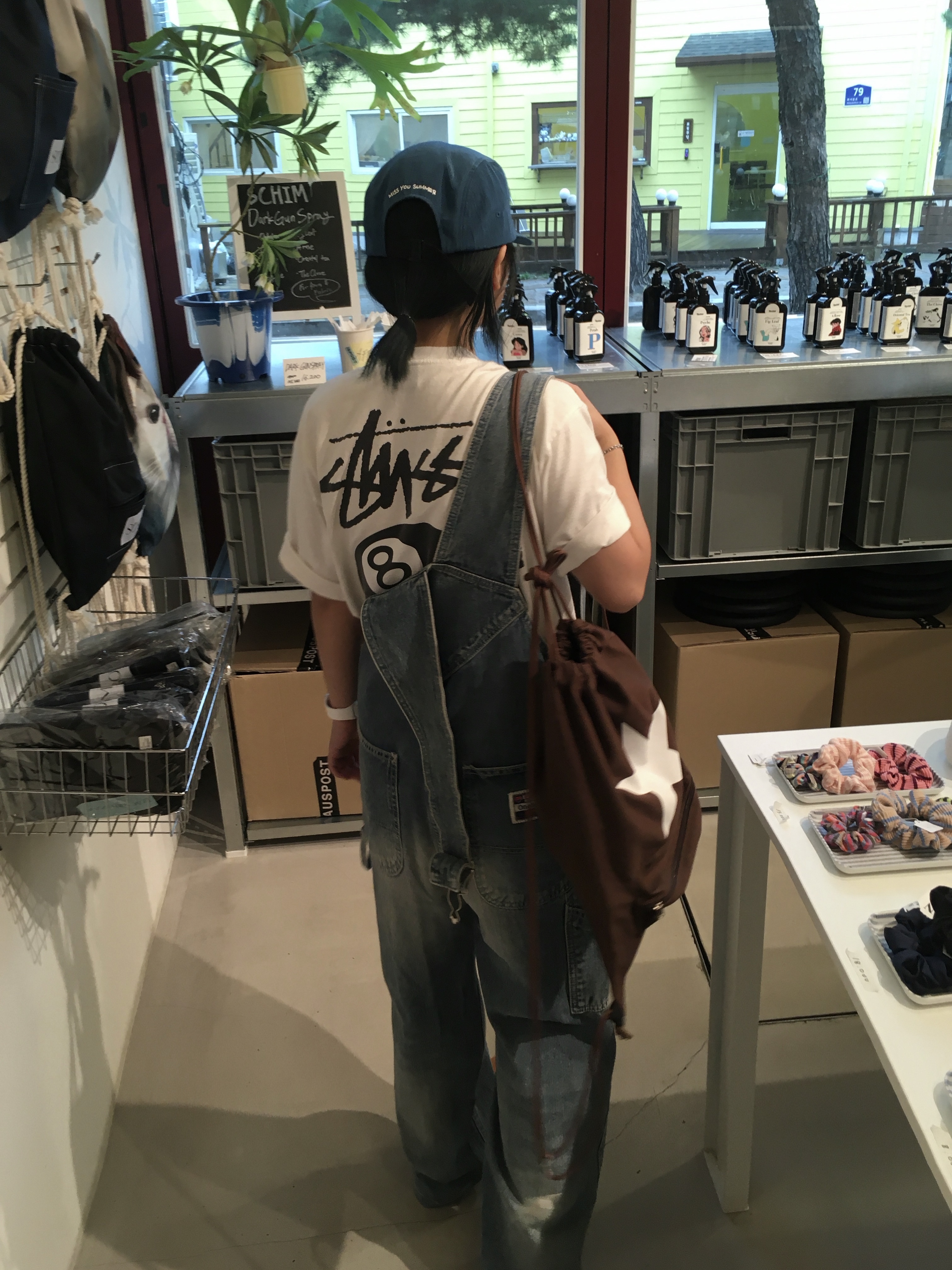 Stussy 8 Ball Pigment Dyed T-Shirt Natural, (W) Timberland 6 Inch Premium Waterproof Boot Wheat Nubuck - Wide 착용 스타일 - 1