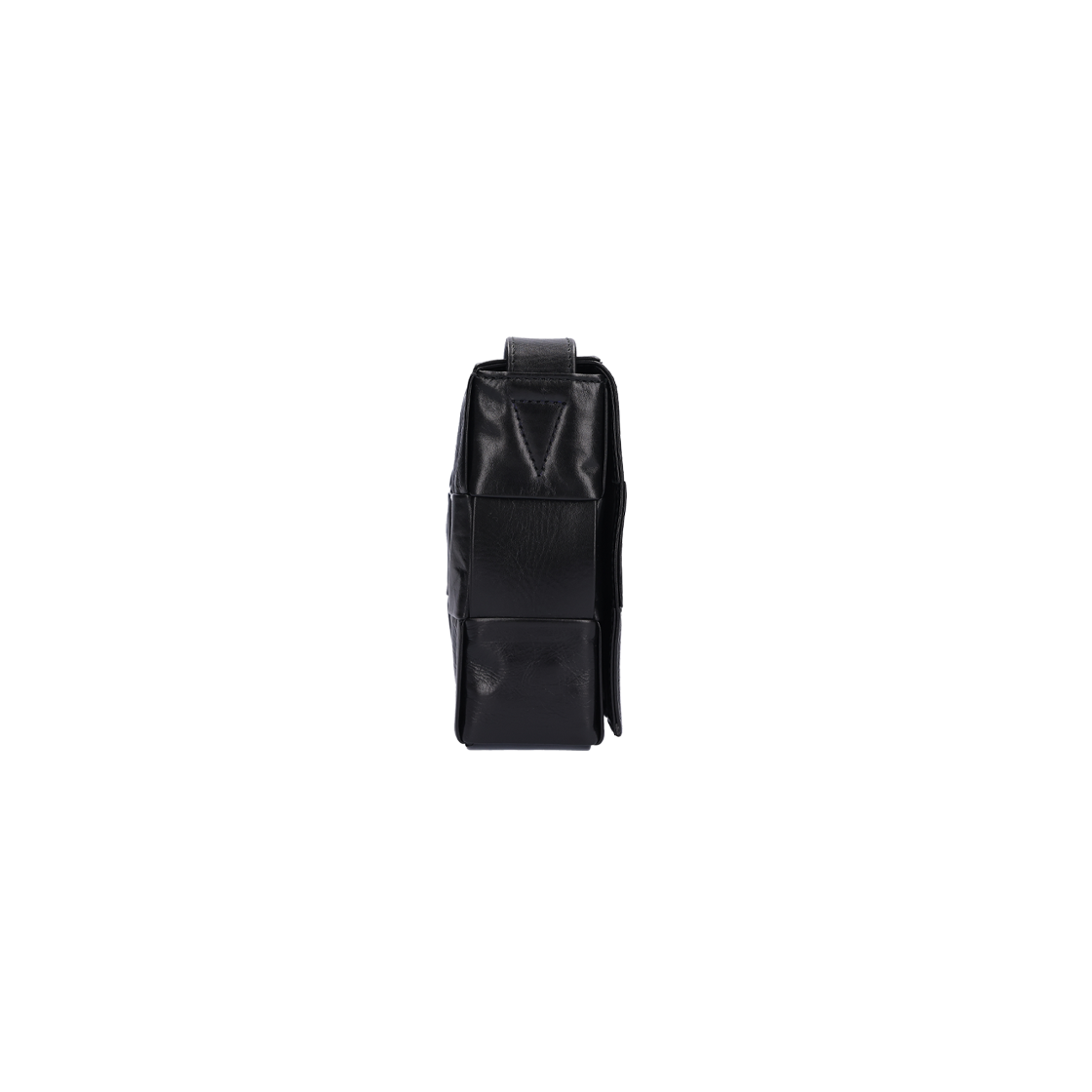 667298 Bottega Veneta Small Leather Cassette Bag Black - #3