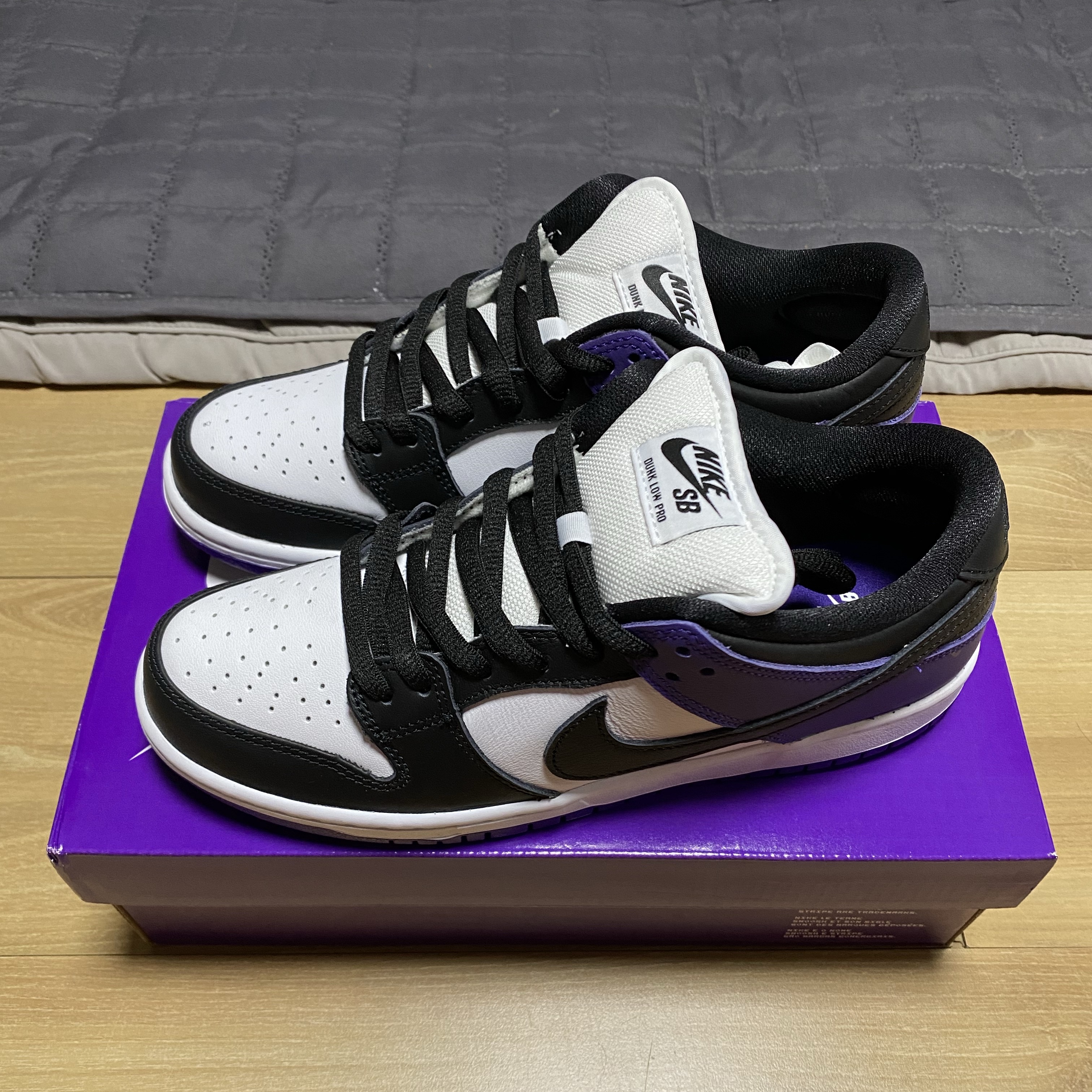 Nike SB Dunk Low Pro Court Purple 착용 스타일