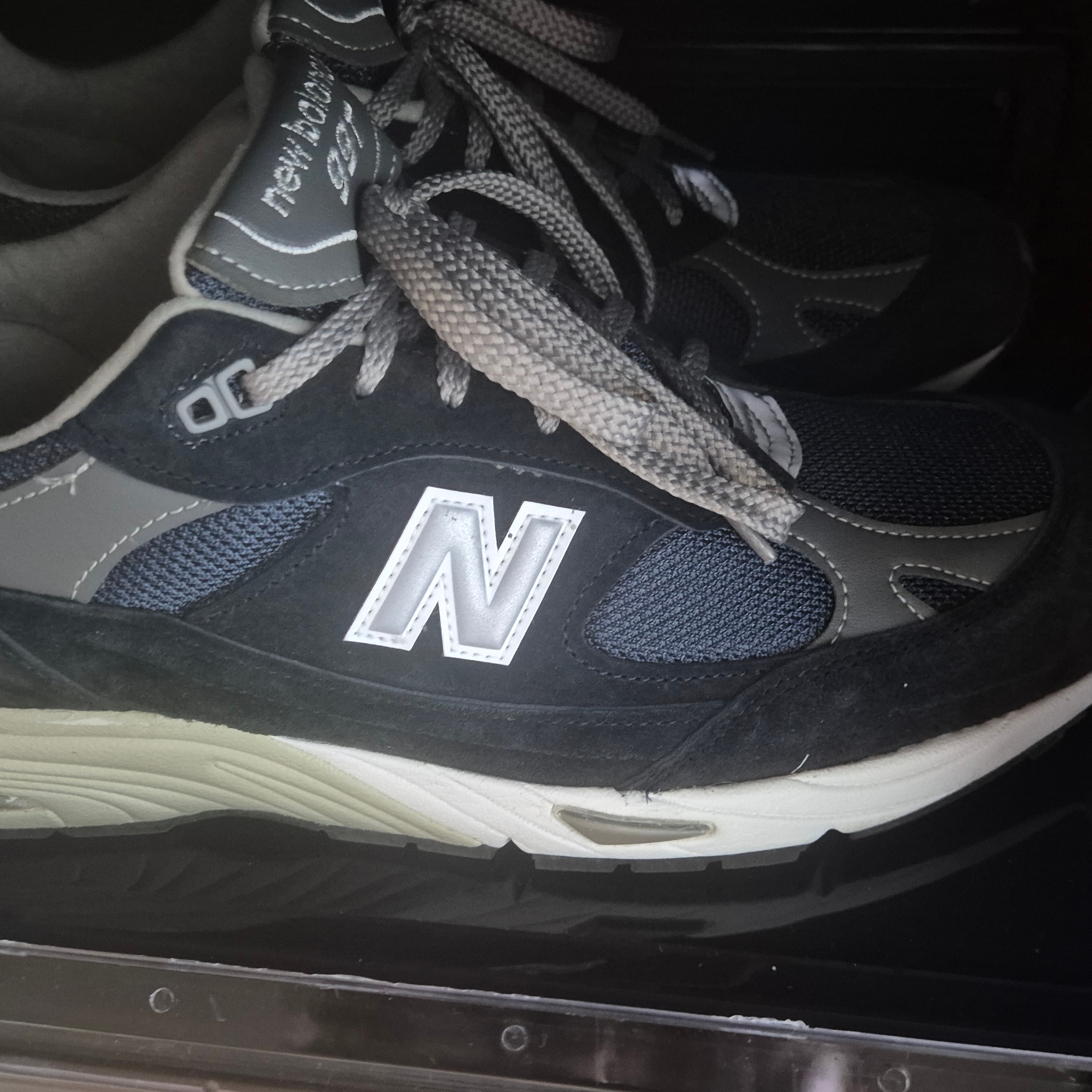 New Balance 991 Made in UK Navy 착용 스타일
