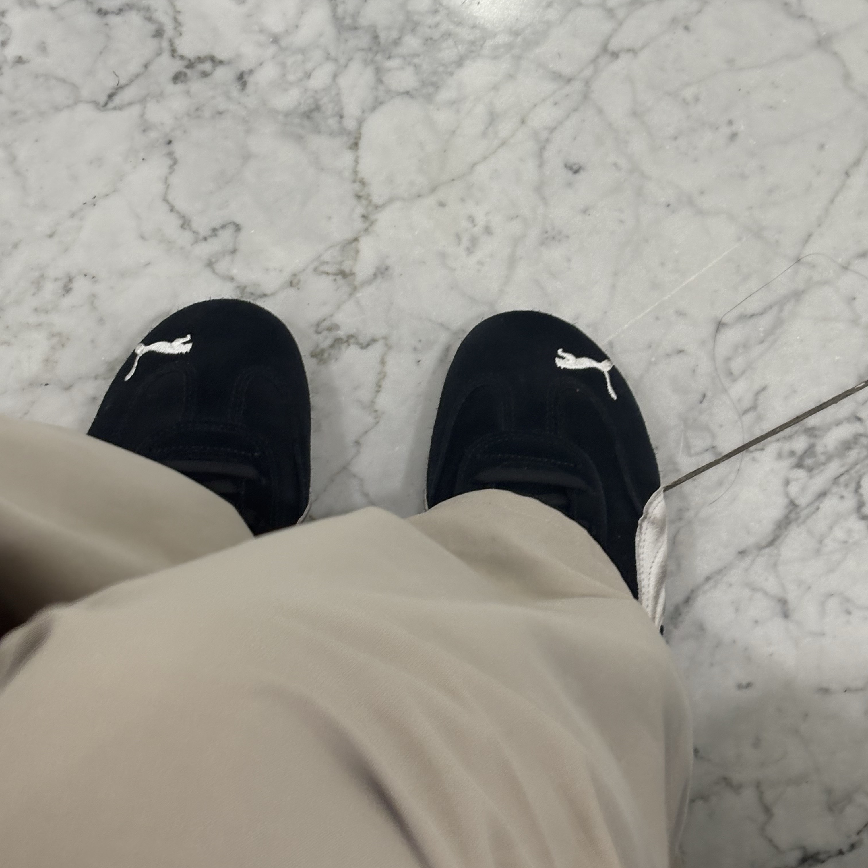 Puma Speedcat OG Black White 착용 스타일
