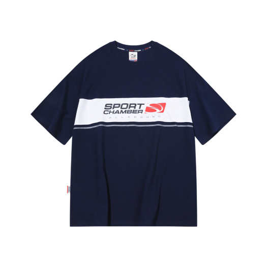 SCBES2HTU02NV Sport Chamber SC Block Flash T-Shirt Navy