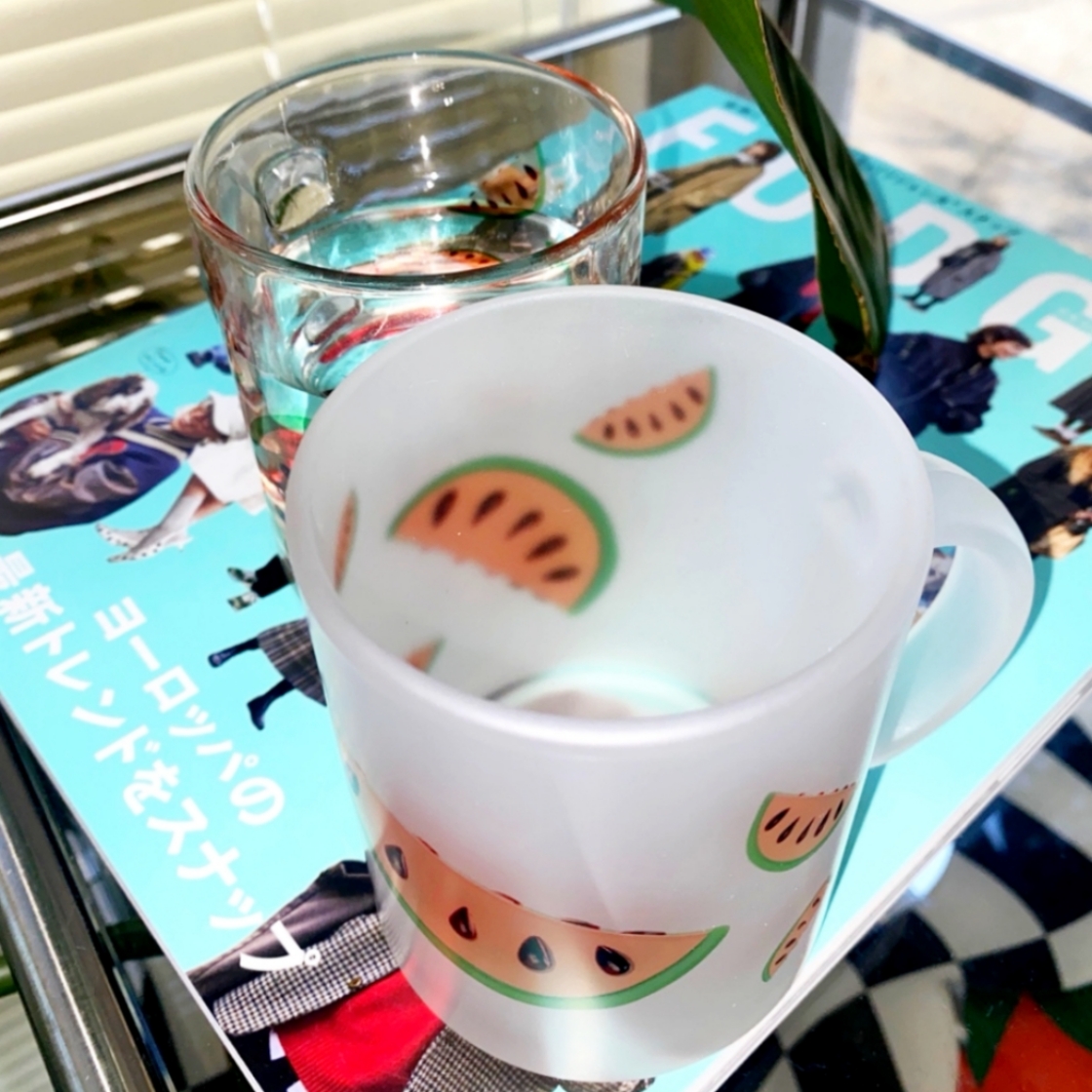 유라이크왓 토이 워터멜론 글라스 머그 무광([3% 포인트 적립] you like what Toy Watermelon Glass Mug Matte) - 5