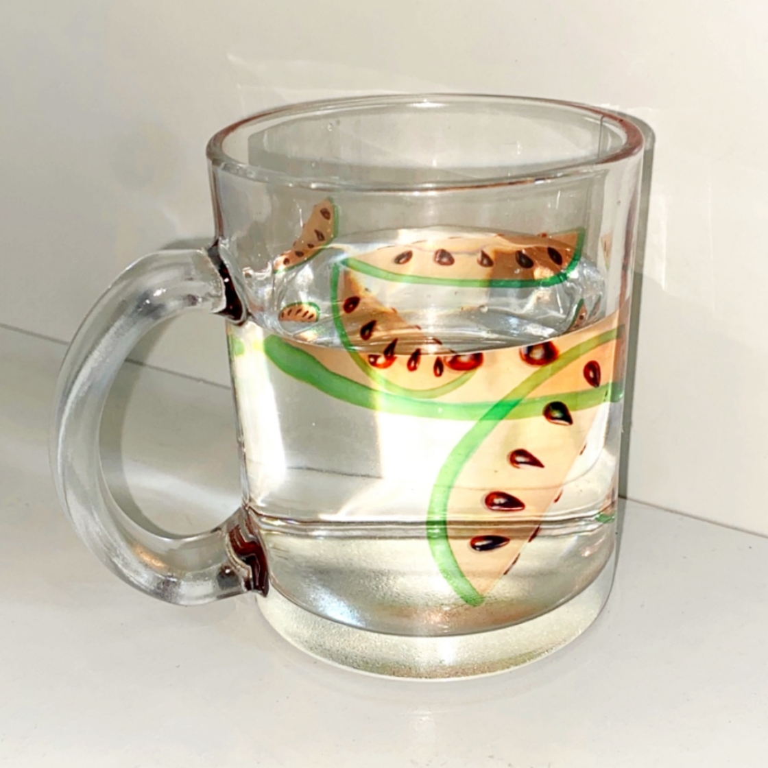 유라이크왓 토이 워터멜론 글라스 머그 유광([3% 포인트 적립] you like what Toy Watermelon Glass Mug Gloss) - 3