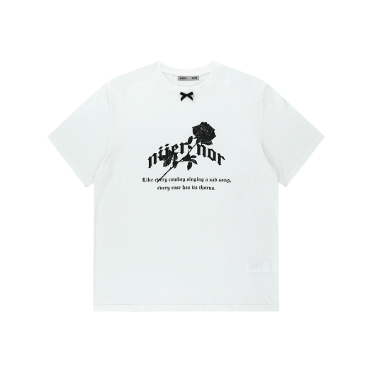 【NIIER NOR】BAD ANGEL SLIM TEE 니어노어(NIIER NOR) BAD ANGEL SLIM TEE_GREY - 사이즈 & 후기