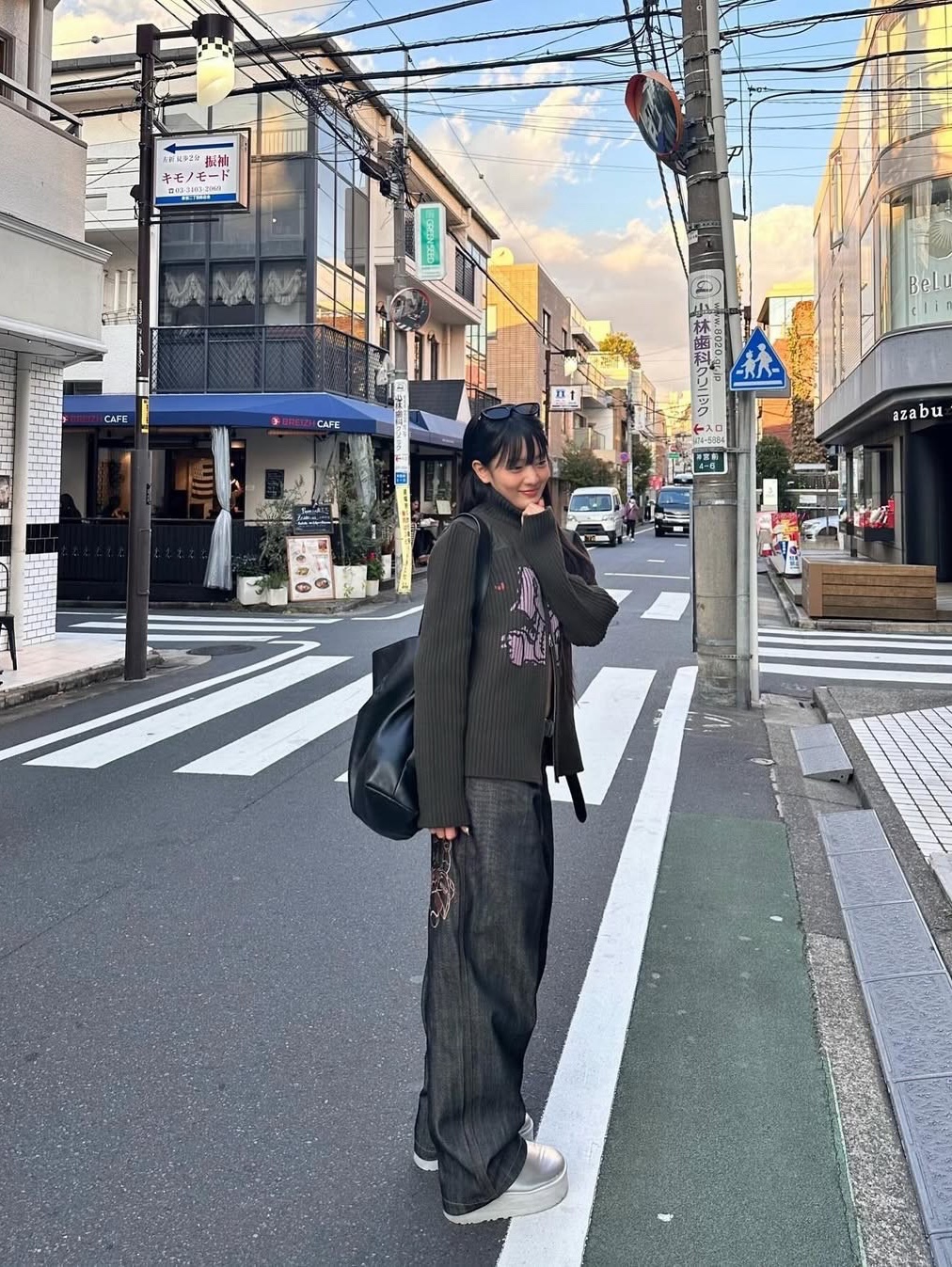 Cotchs Bunny Kint Zip Up, Cotchs Galaxy Denim Pants 착용 스타일