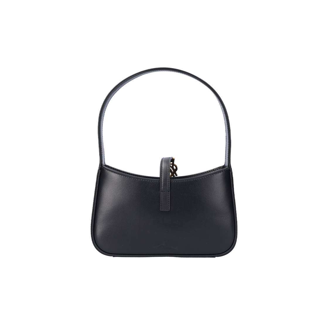 710318 Saint Laurent Le 5 A 7 Mini Hobo in Smooth Leather Black - #3