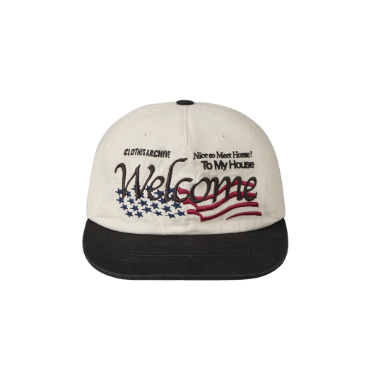 AE45SUCA009ECR AEAE Welcome Washed Cap Ecru