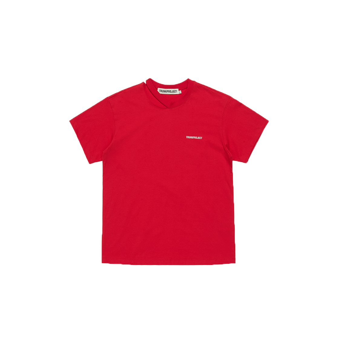 트렁크프로젝트 립 홀 티셔츠 레드(TRUNKPROJECT Ver 4. Ripped Hole T-Shirt Red)
