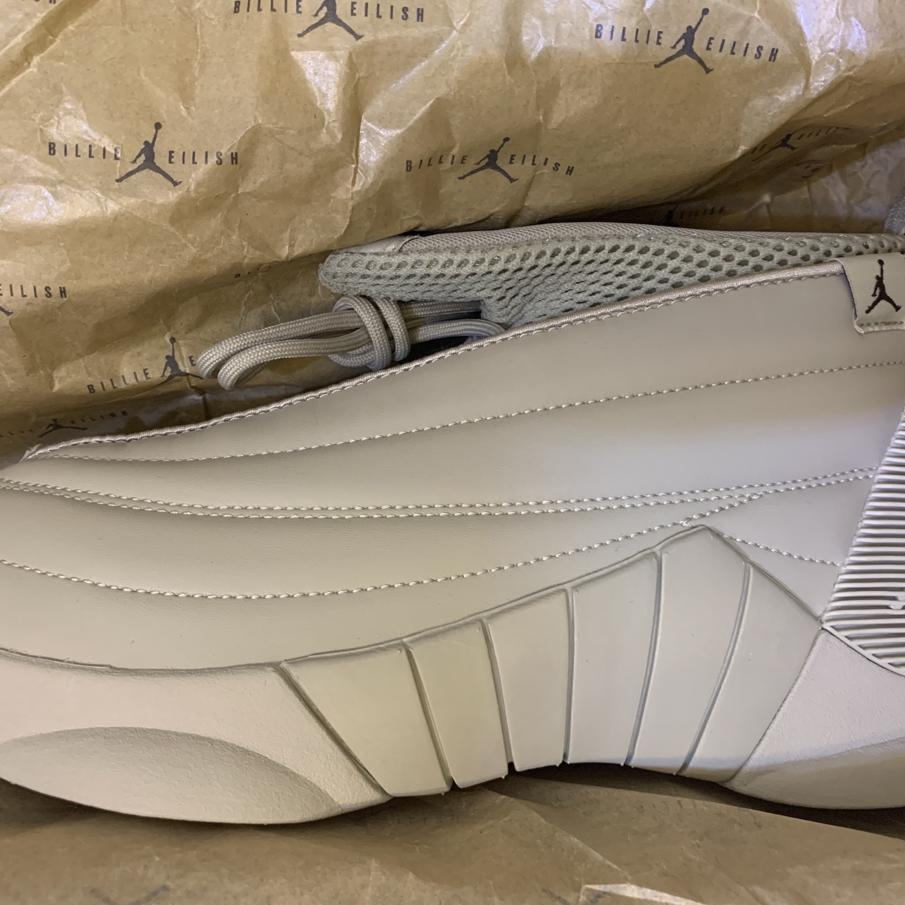 (W) Jordan 15 x Billie Eilish Retro SP Beige 착용 스타일