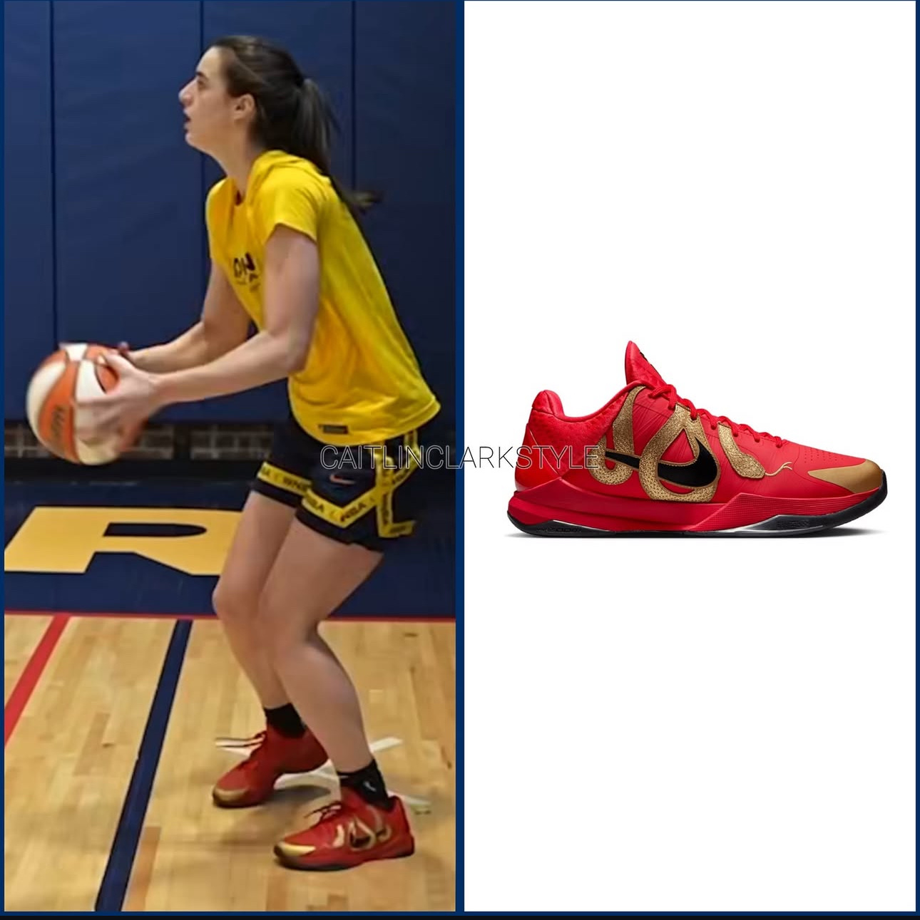 Nike Kobe 5 Protro Year of the Mamba University Red 착용 스타일 - 5
