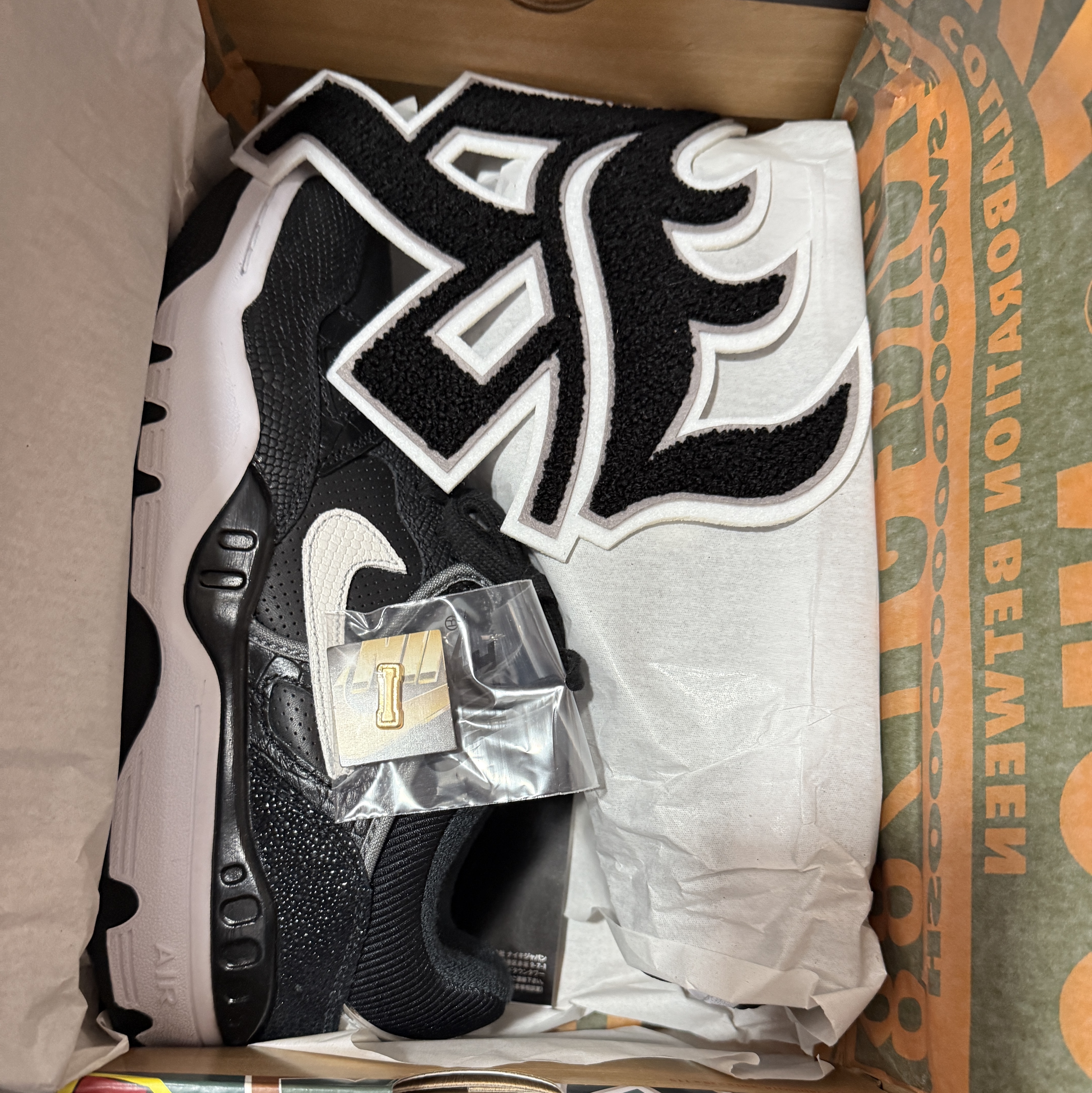 Nike x Nigo Air Force 3 Low SP Black and White 착용 스타일