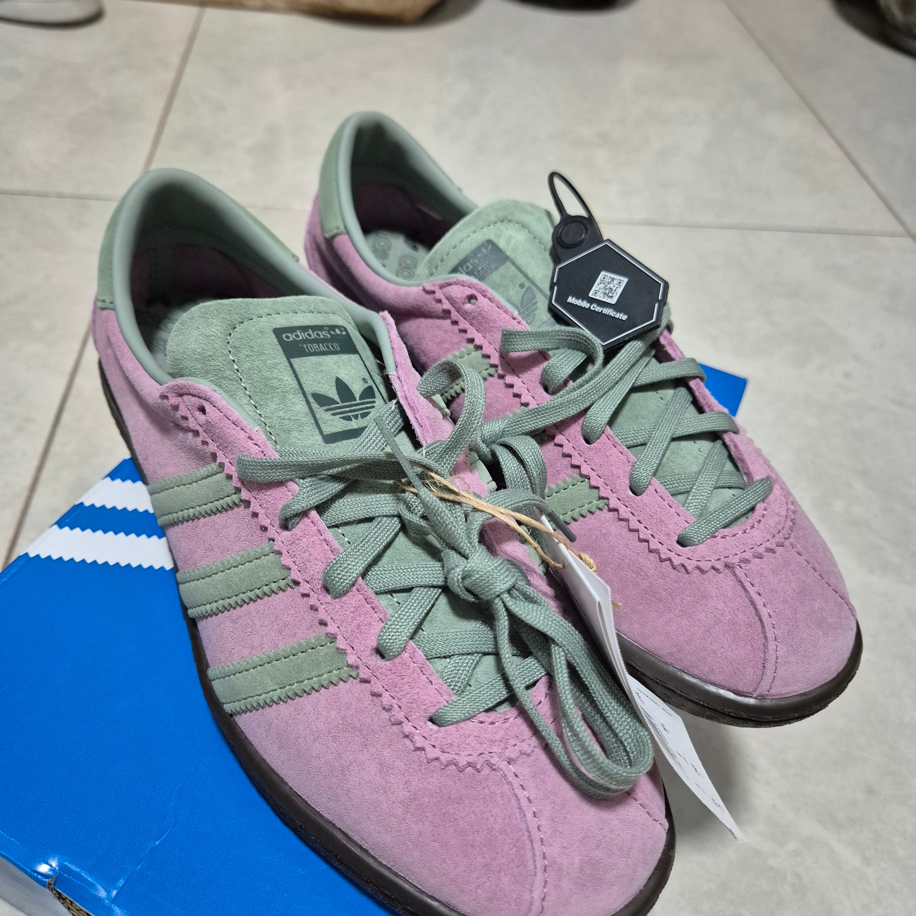 Adidas Tobacco Wonder Orchid Silver Green 착용 스타일