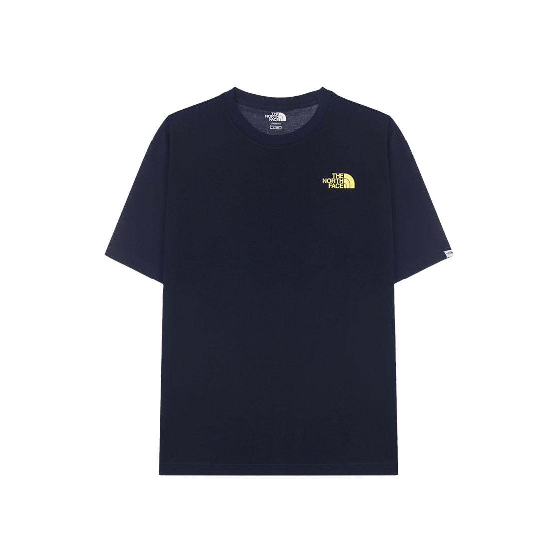 NT7UR12L The North Face White Label River Mate S/S Round T-Shirt Dark Navy