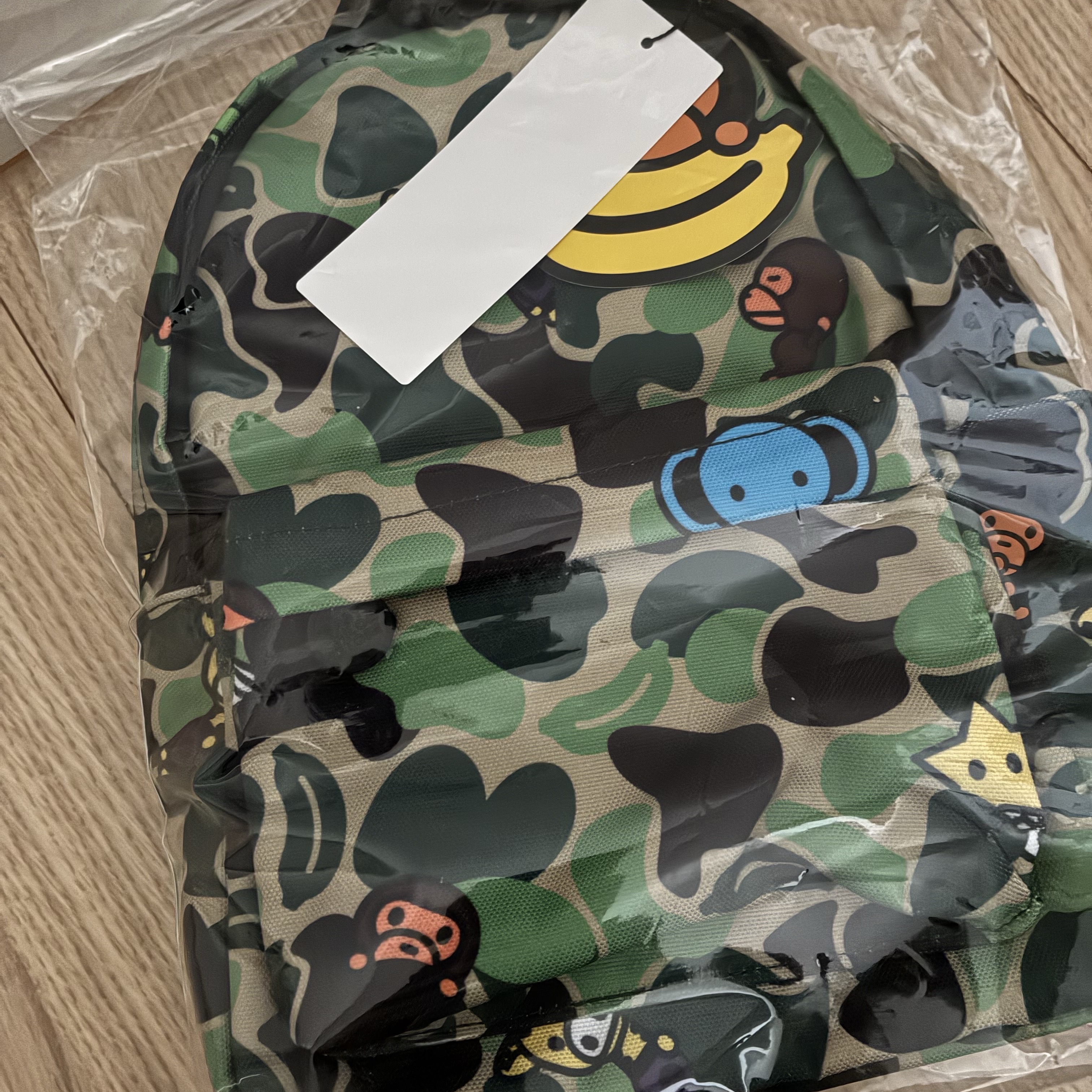 BAPE Baby Milo Mini Backpack Green 착용 스타일