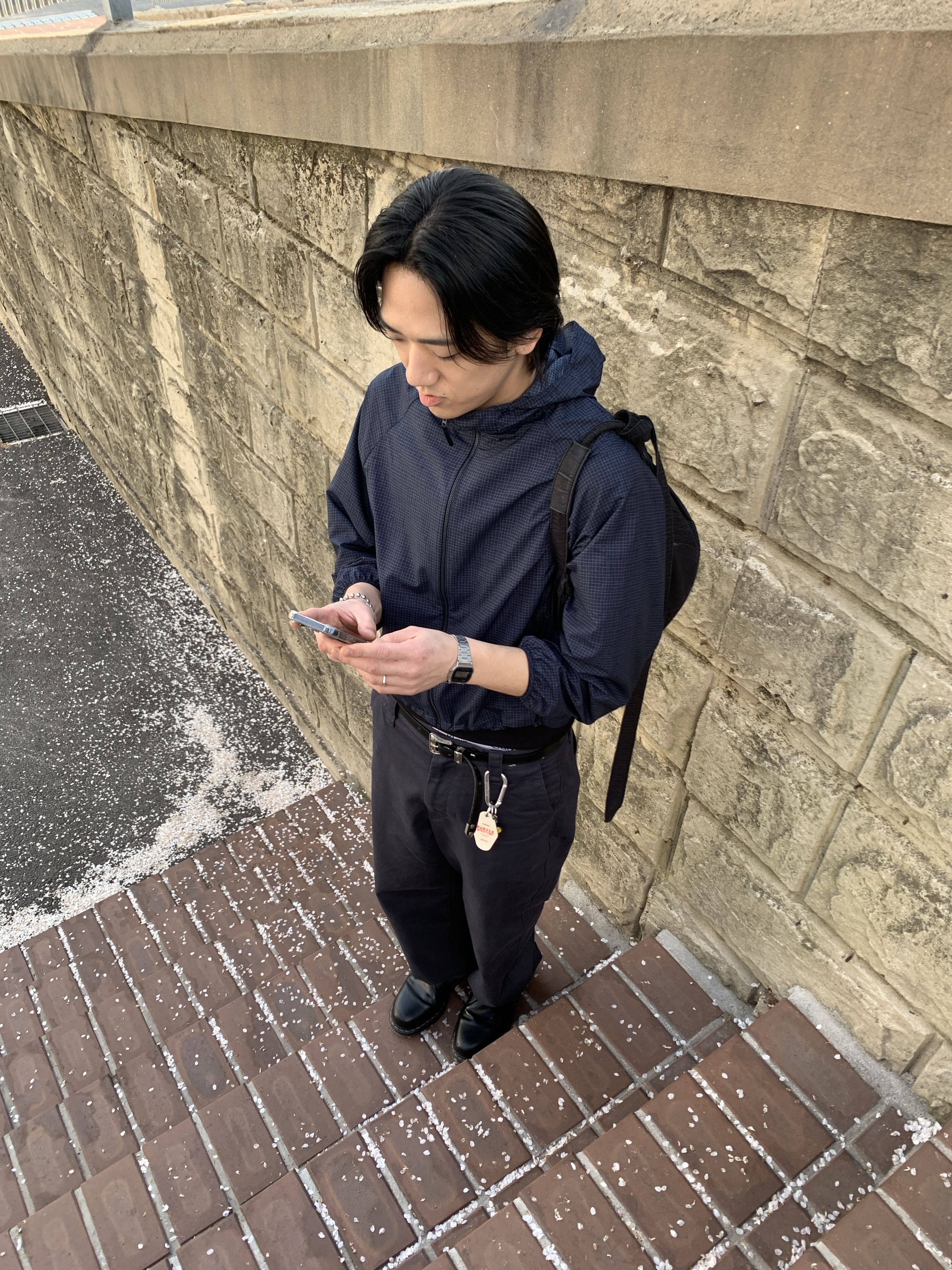 Dr. Martens 1461 WS Black Smooth 착용 스타일 - 3