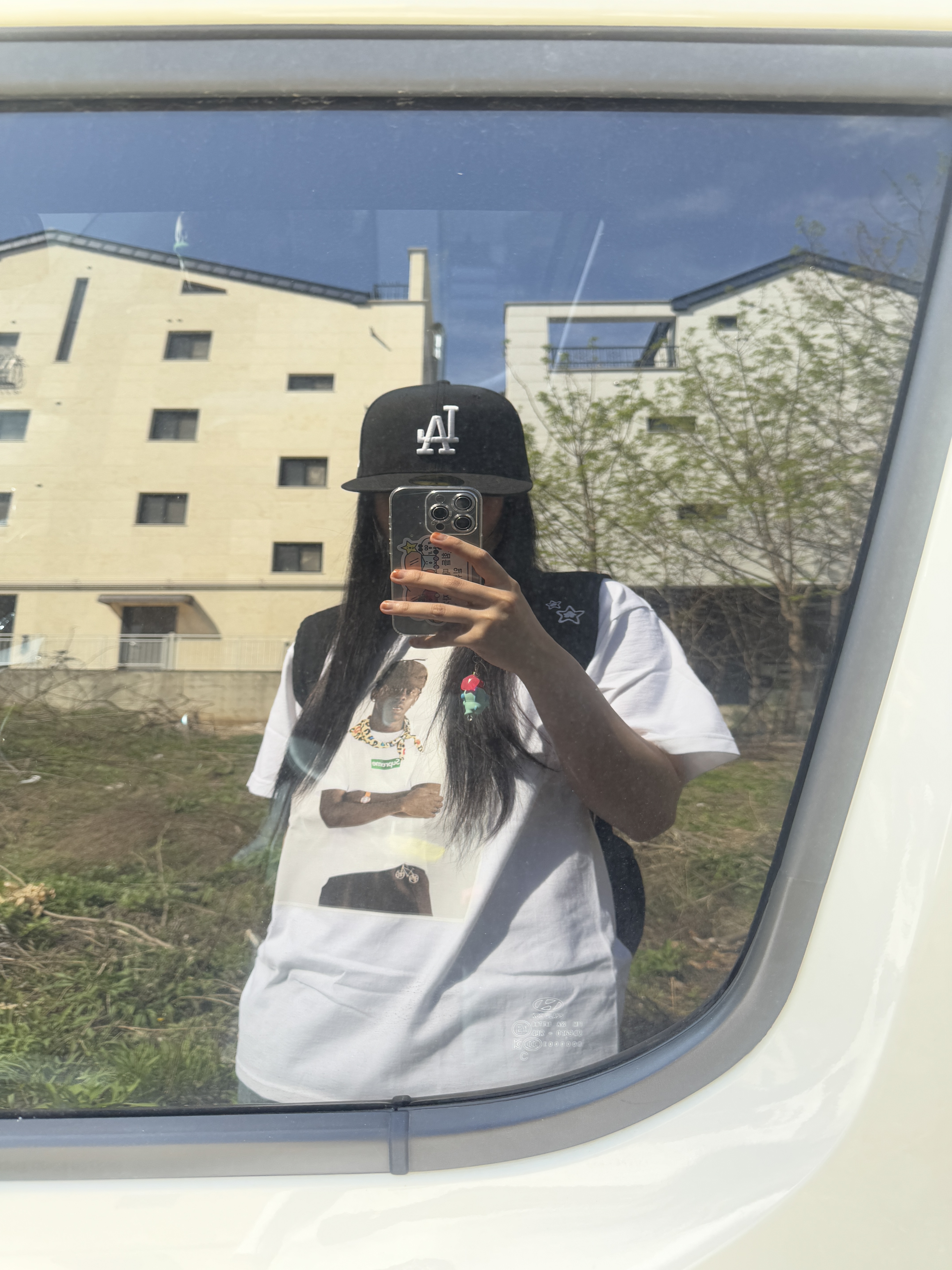 Supreme Tyler The Creator T-Shirt White - 24FW 착용 스타일