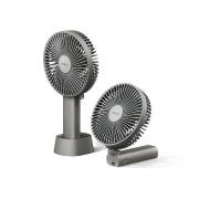 Lumena FAN PRO MAX Big Pan Portable Tabletop Foldable Fan Dark Gray