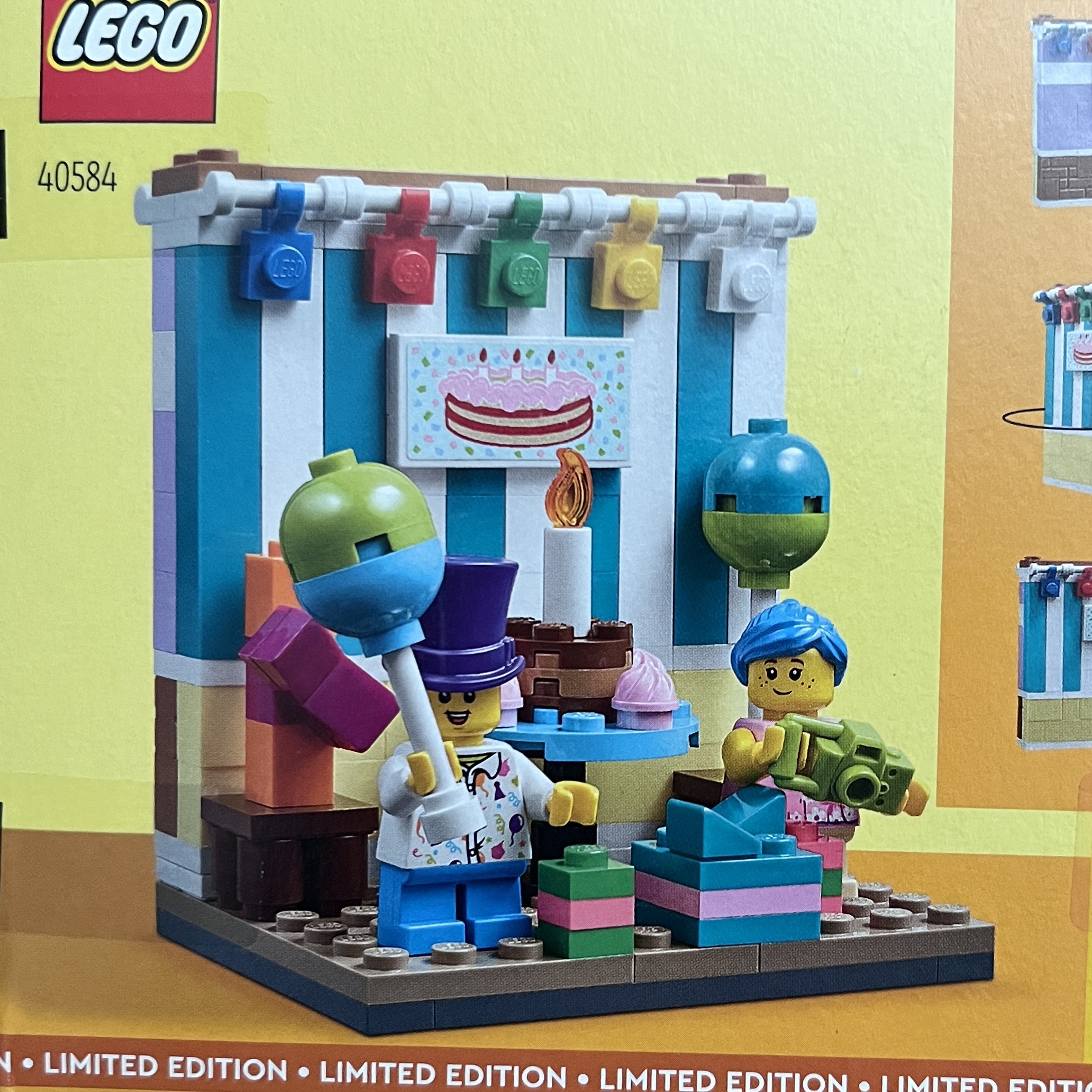 Lego Birthday Diorama 착용 스타일