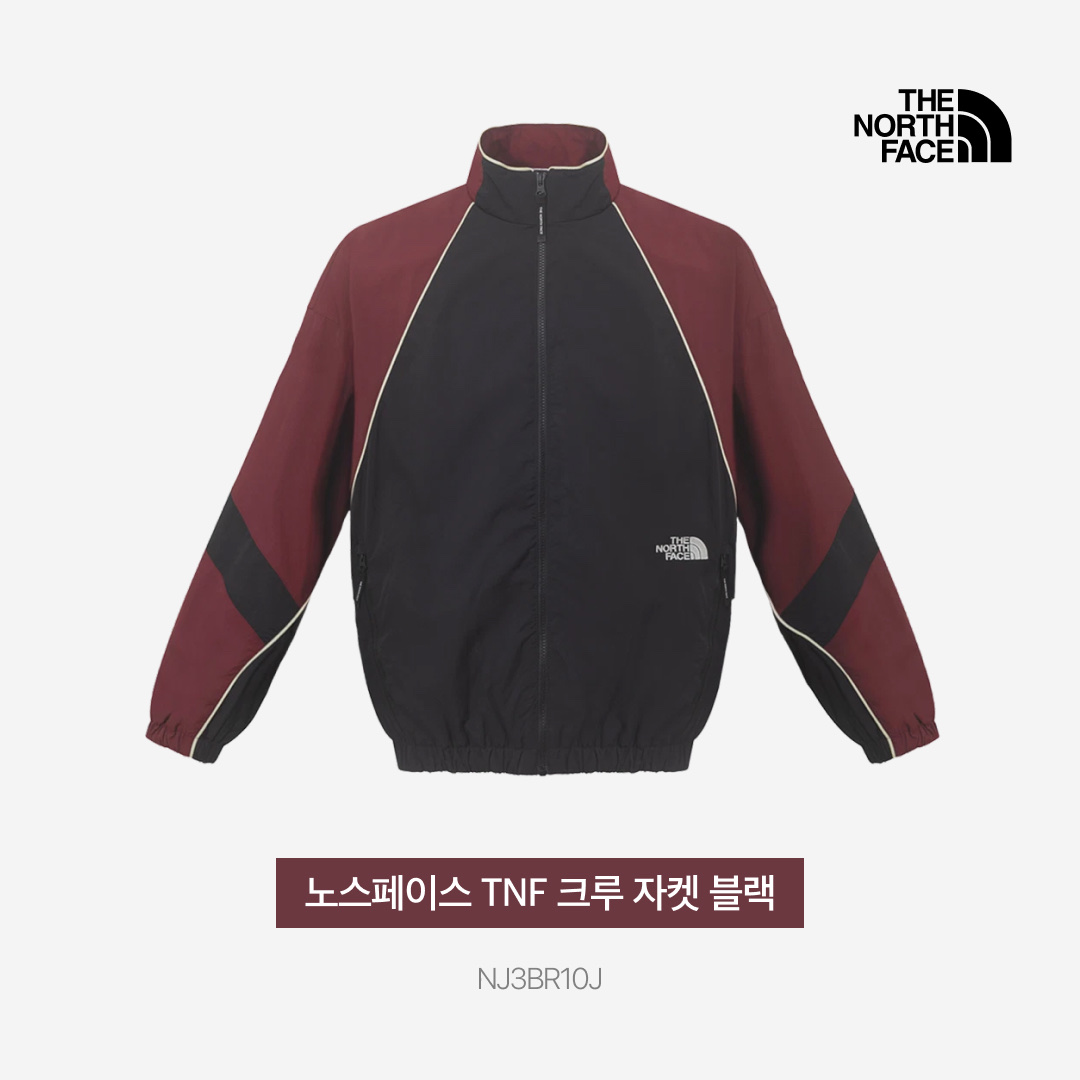 The North Face TNF Crew Jacket Black - 25SS 착용 스타일 - 3