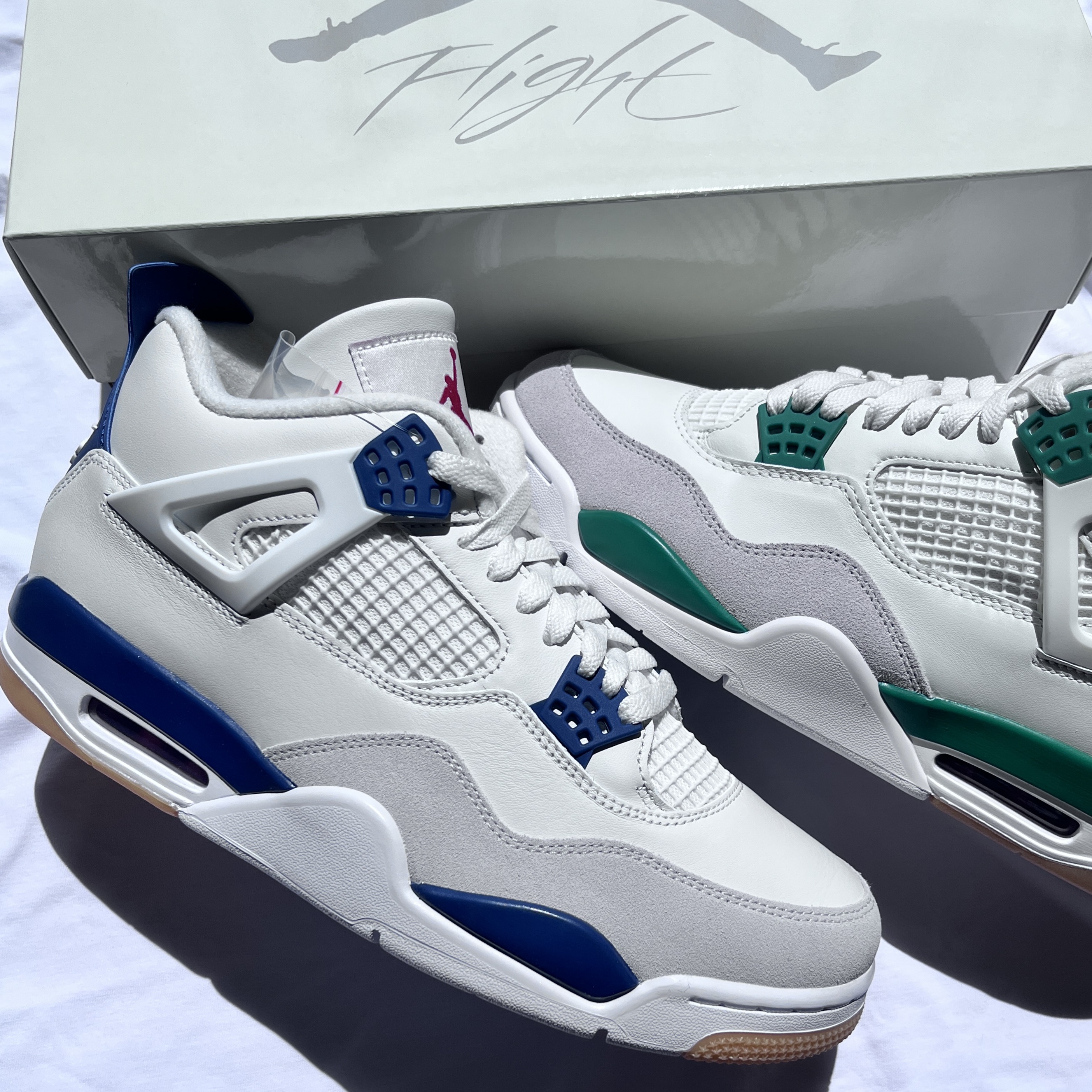 Jordan 4 x Nike SB Retro SP Navy, Jordan 4 x Nike SB Retro SP Pine Green 착용 스타일 - 4