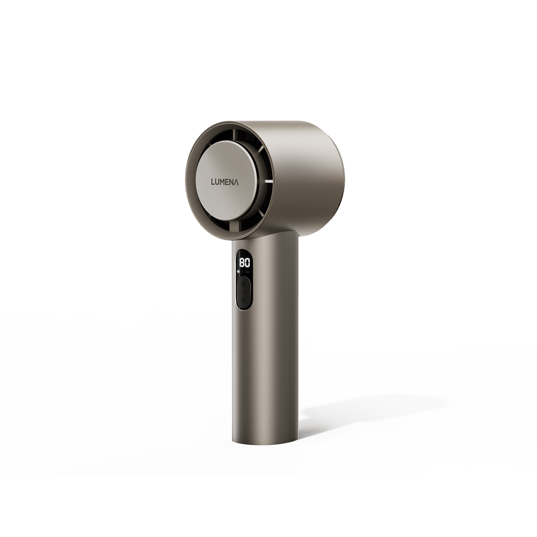 루메나 FAN JET ULTRA 휴대용 무선 냉각선풍기 티타늄 베이지(Lumena FAN JET ULTRA Portable Wireless Cooling Fan Titanium Beige)