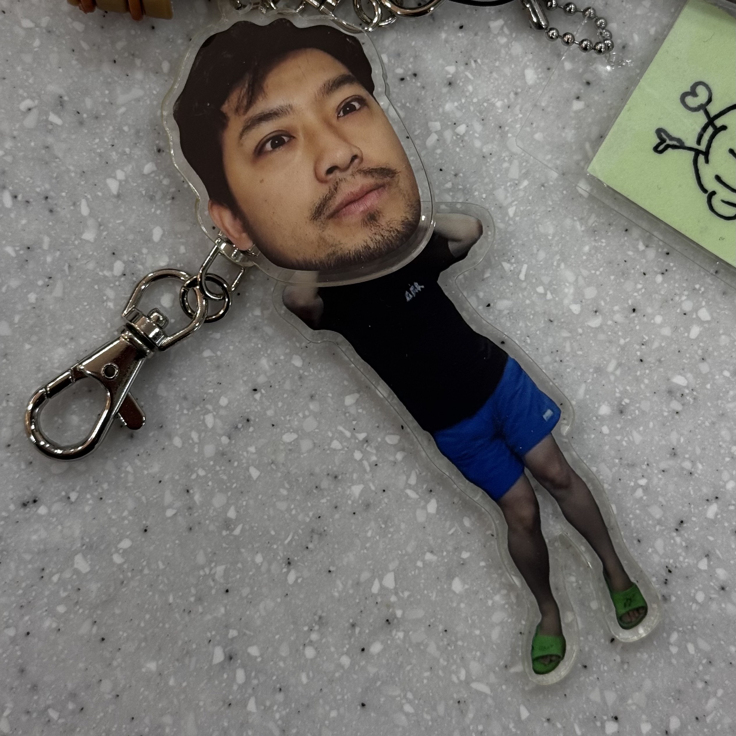 ChimChakMan Acrylic Keyring 1, ChimChakMan ChimChakMan Acrylic Keyring 1 착용 스타일