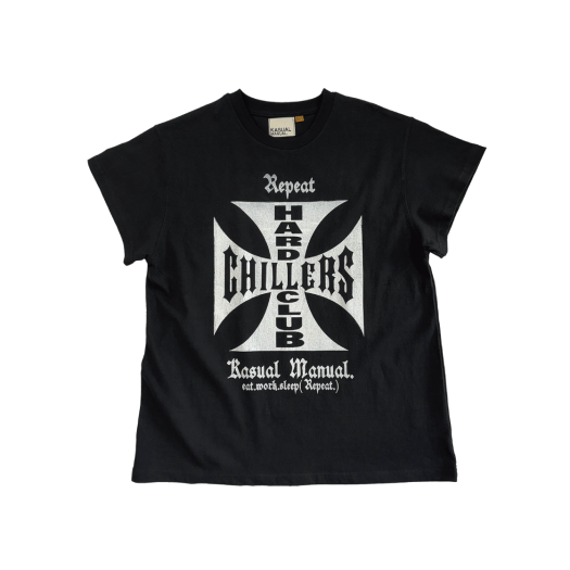 K29B Kasual Manual Hard Tshirt Black