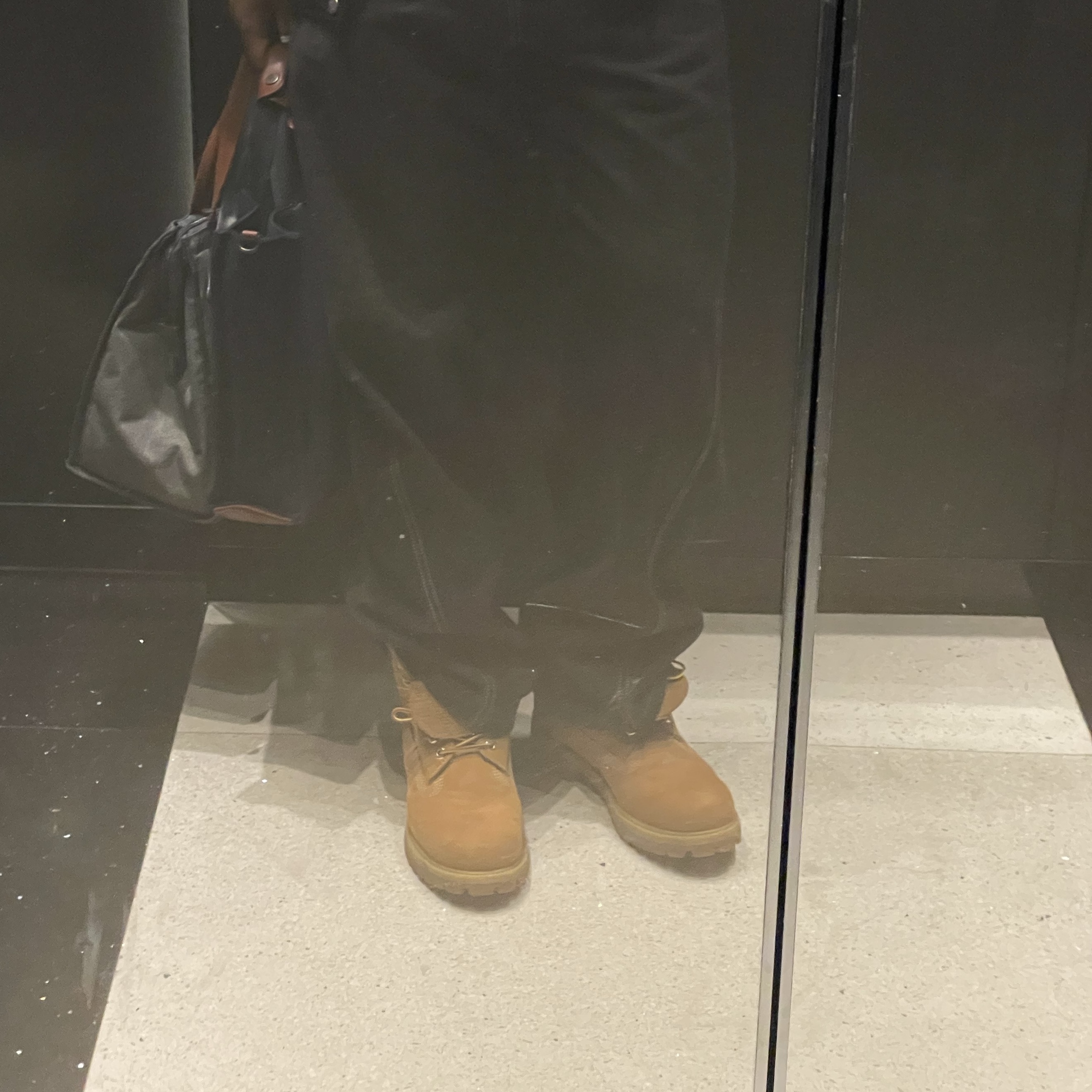 Timberland Premium 6 inch Waterproof Boot Wheat Nubuck - Medium 착용 스타일
