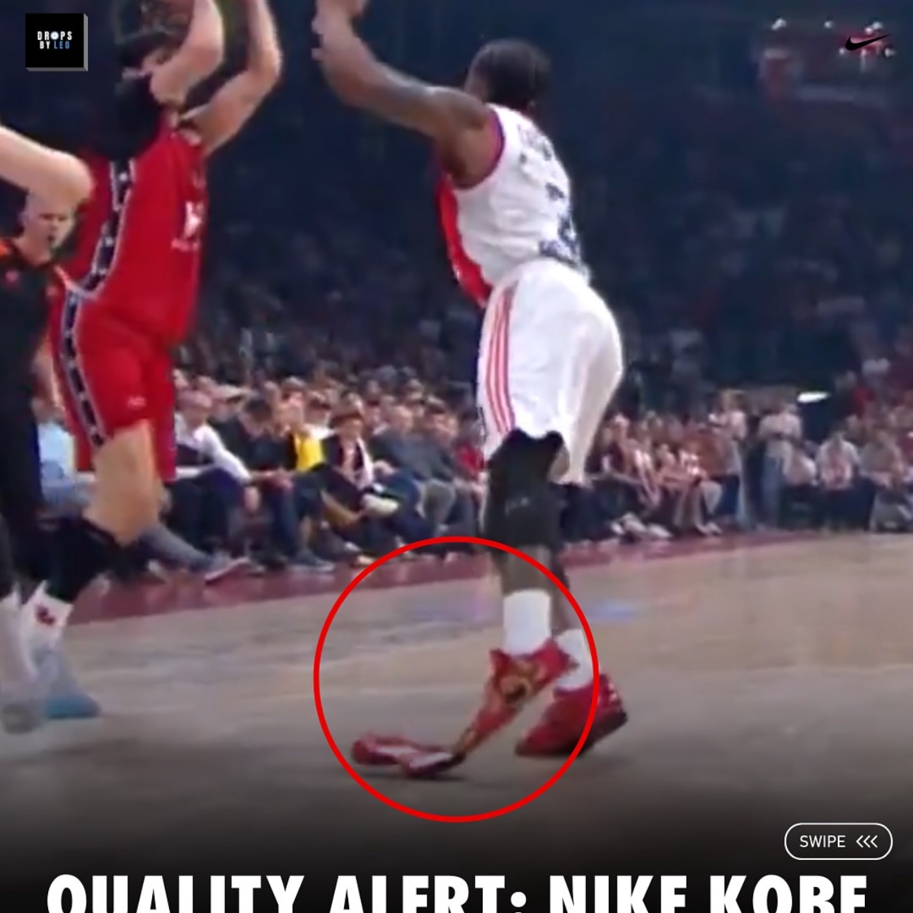 Nike Kobe 5 Protro Year of the Mamba University Red 착용 스타일 - 4