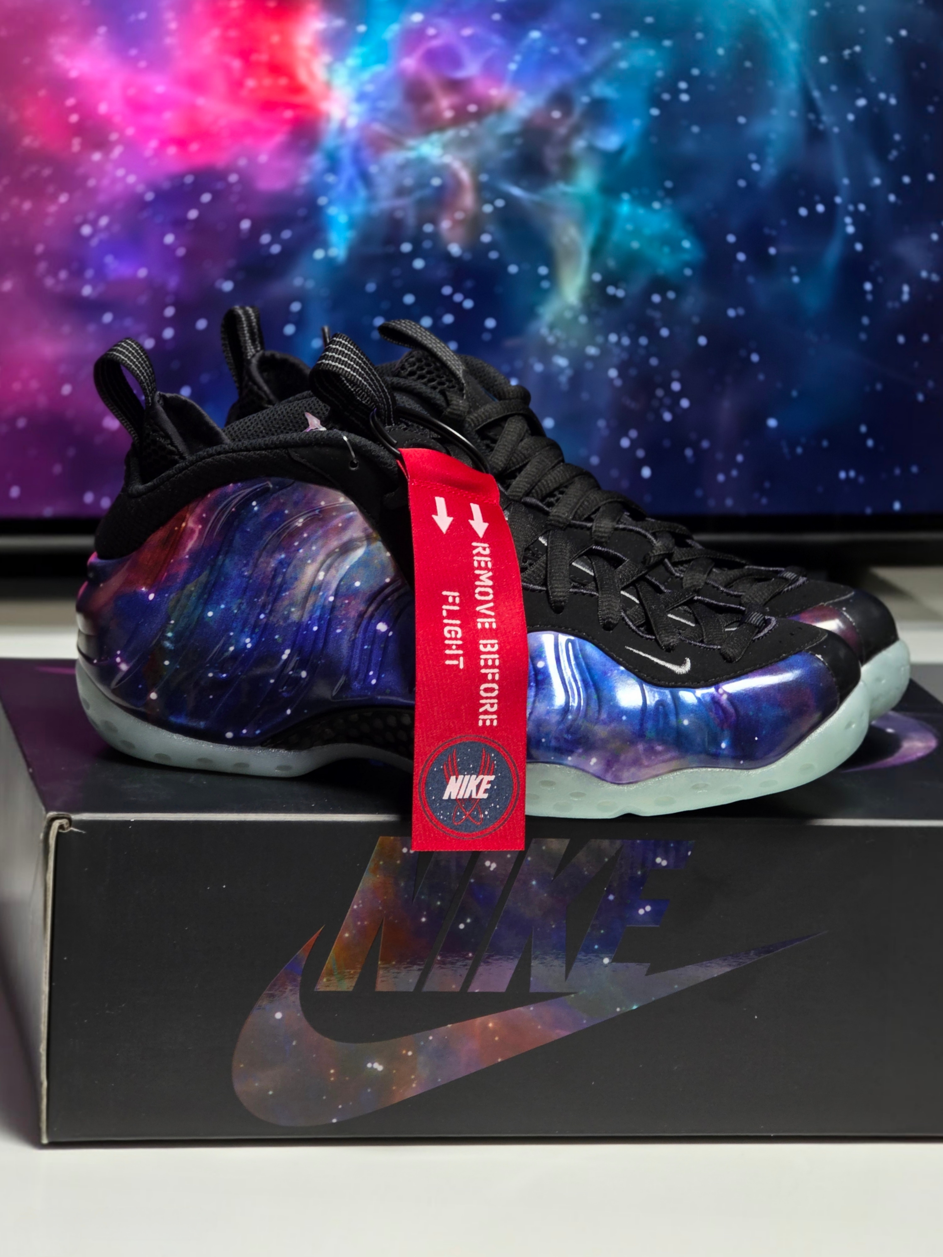 Nike Air Foamposite One Galaxy 착용 스타일 - 7