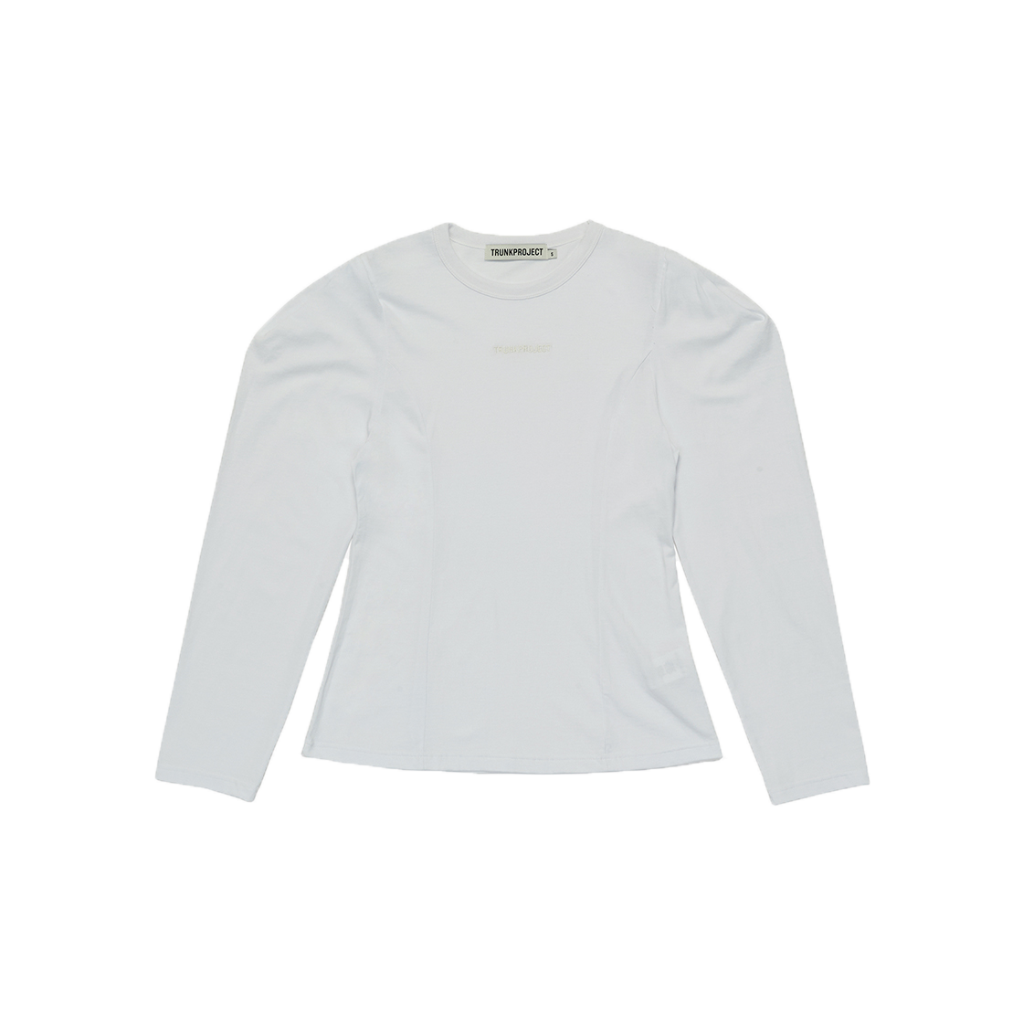 트렁크프로젝트 퍼프 롱 슬리브 티셔츠 화이트(TRUNKPROJECT Puff Long Sleeves T-Shirt White) - 1