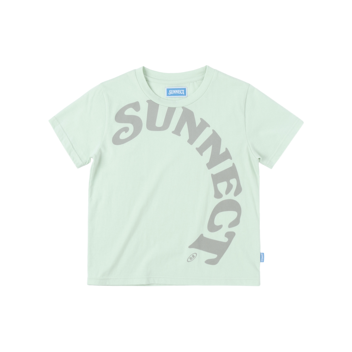 SNCT25STO012MT (W) SUNNECT Big Wave Logo T-Shirt Mint