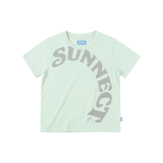 SNCT25STO012MT (W) Sunnect Big Wave Logo T-Shirt Mint