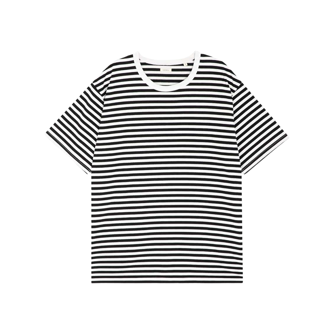 나나미카 스트라이프 저지 티셔츠 블랙 화이트(Nanamica Stripe Jersey T-Shirt Black White)