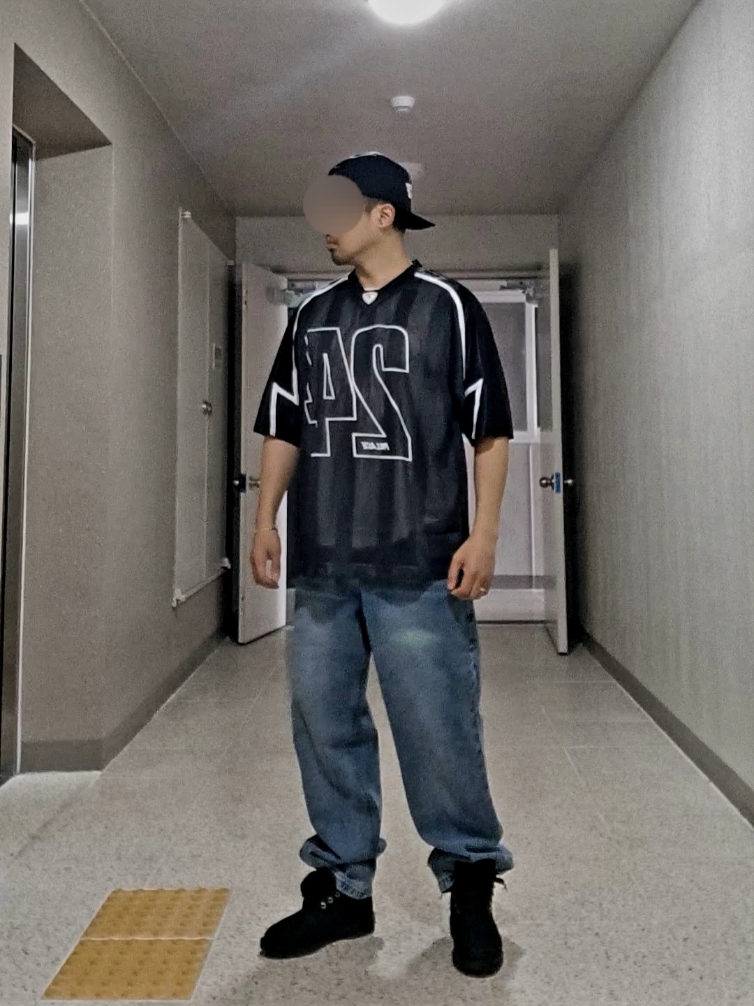 팔라스 메쉬 스트라이프 저지 블랙 - 24FW | Palace | KREAM 팔라스 메쉬 스트라이프 저지 블랙 - 24FW | Palace | KREAM