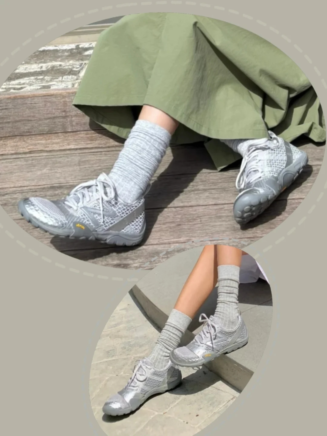 New Balance Minimus MT10O Slate Grey Silver Metallic 착용 스타일