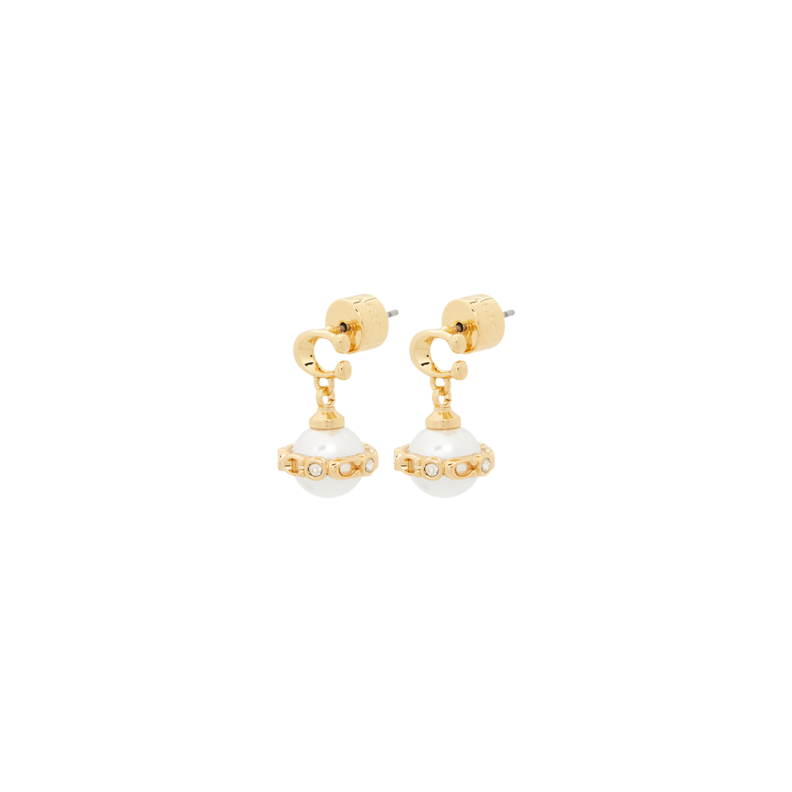 517816-GLD (W) Coach Earring Gold