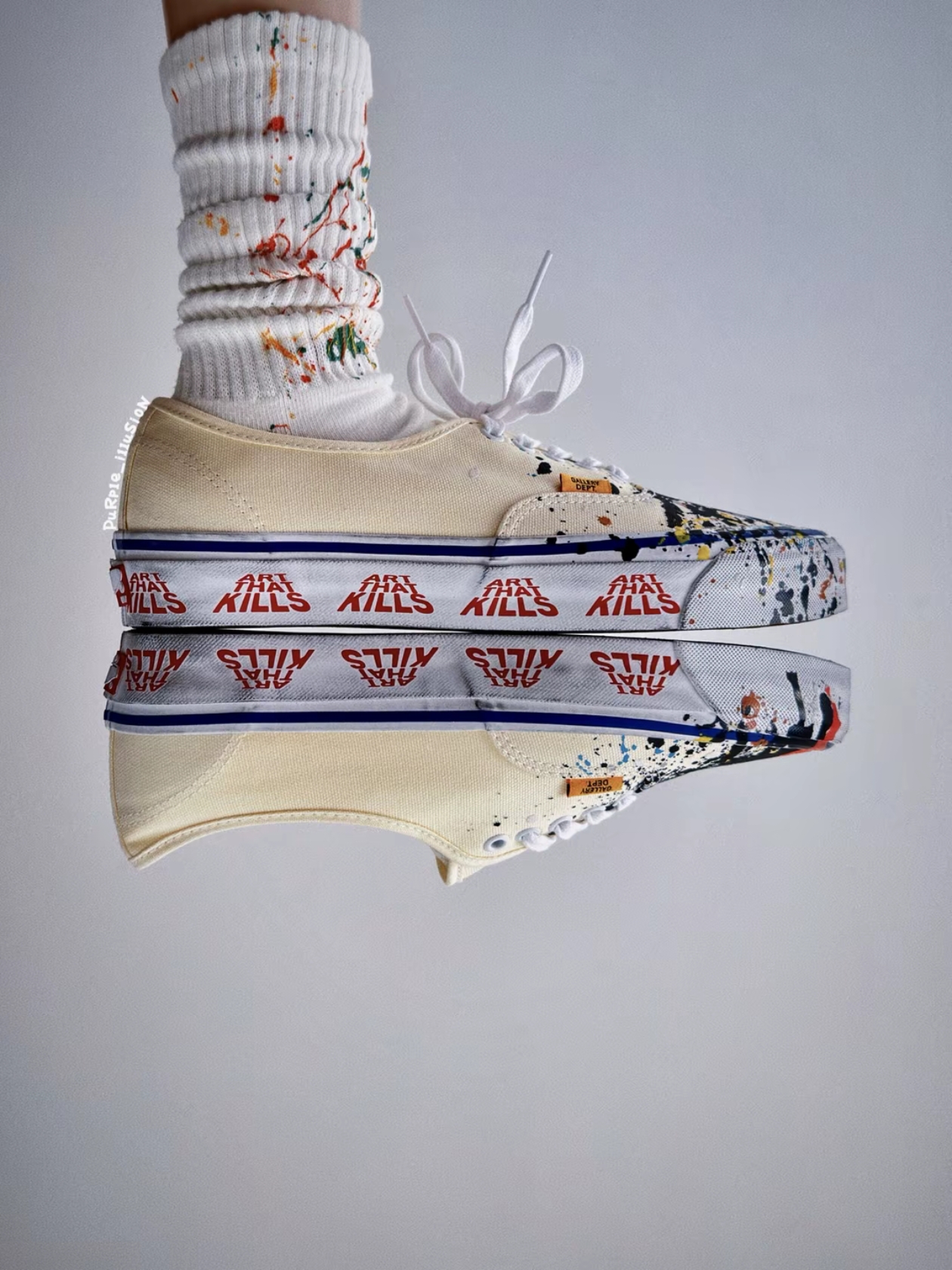 Vans x Gallery Dept. Authentic Reissue 44 Art That Kills 착용 스타일