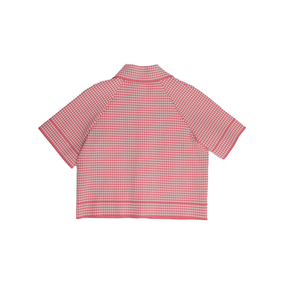 ITNAMA8EKGK6 Dior Houndstooth Technical Knit Dioriviera Set-up White Pink - #3