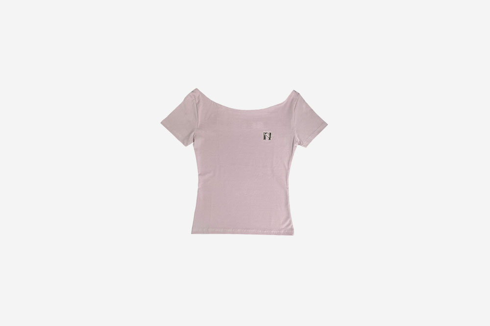 ★早期完売★NEWALRIN★Emblem Boat neck Top★大人気★ p_78ec704b9514423da7a222f0ca56