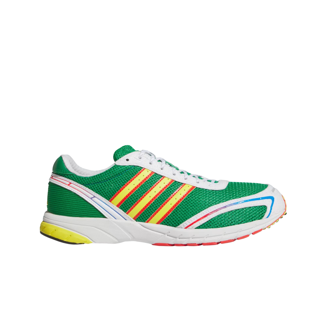 JI0494 Adidas Adizero Adios Green Cloud White