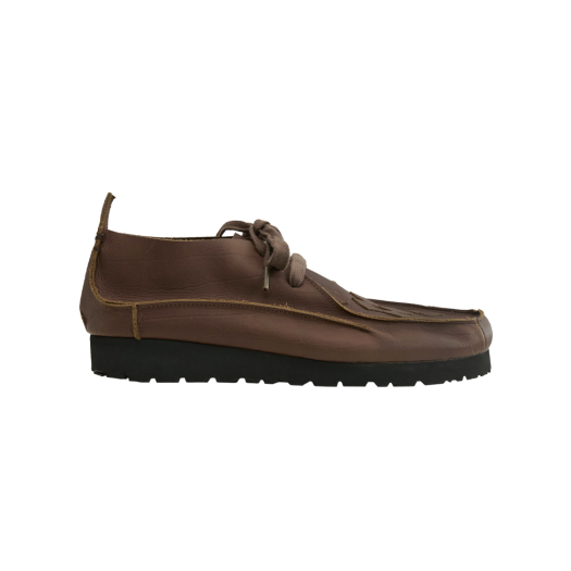 PL5TSO1201CR Polyteru Stitched Wallabee Leather Deep Brown