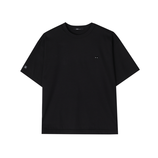 SH3TS818BK Songzio Zzero Panther Curve Cut T Shirt Black