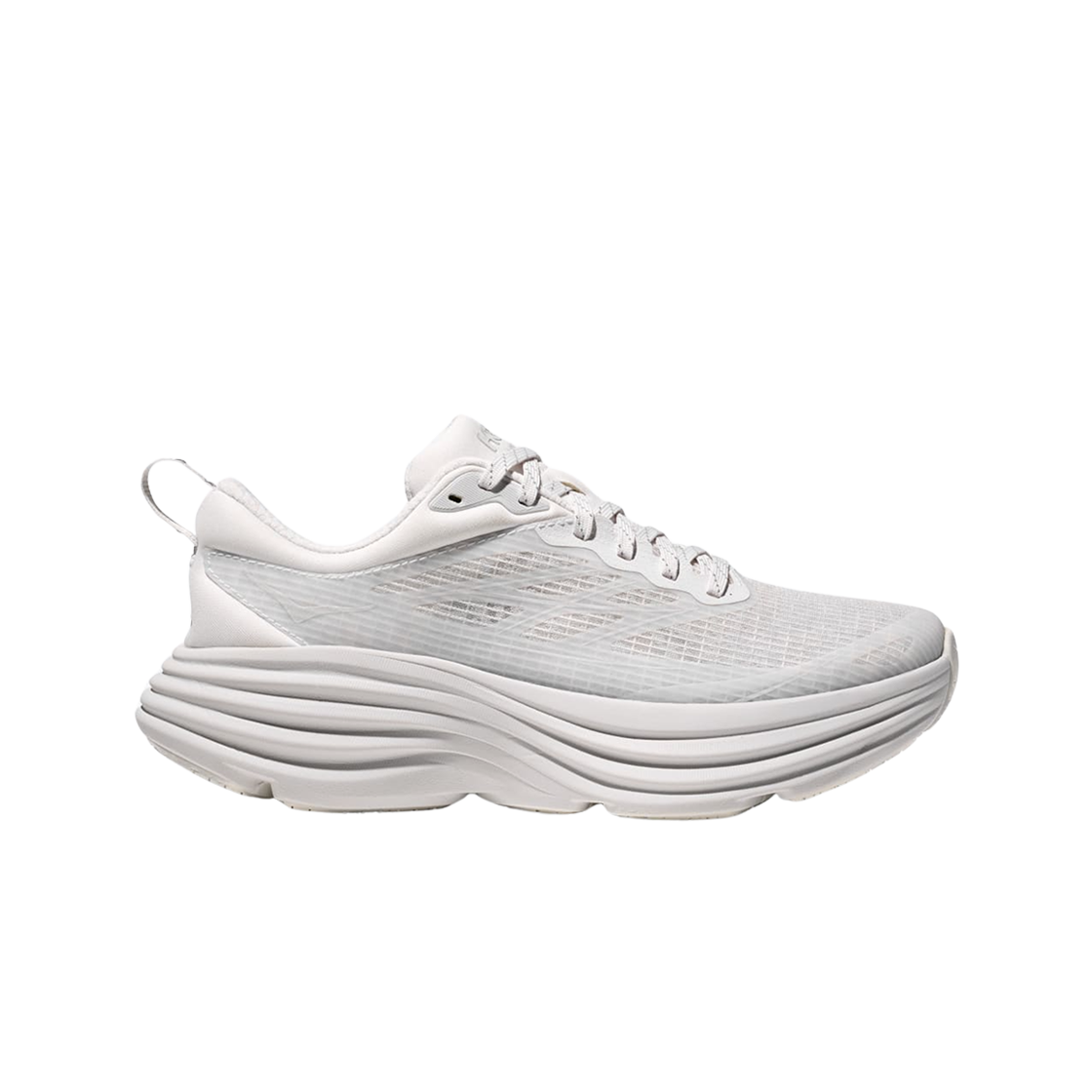 호카 본디 8 TS 케이지 화이트 코스믹 그레이(Hoka Bondi 8 TS Caged White Cosmic Grey)