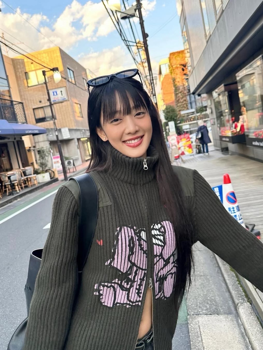 Cotchs Bunny Kint Zip Up 착용 스타일