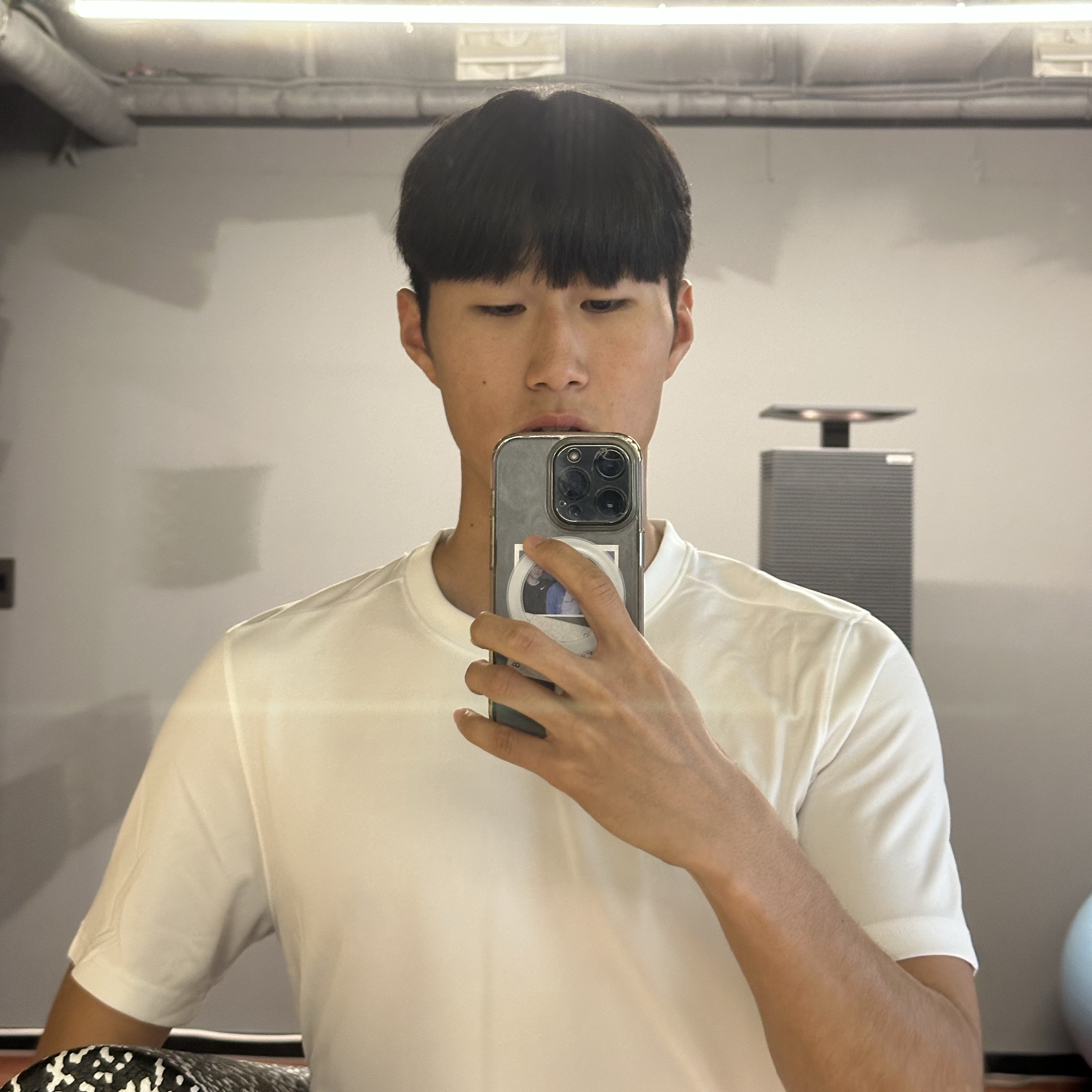 Nike Dri-Fit Park 7 T-Shirt White 착용 스타일