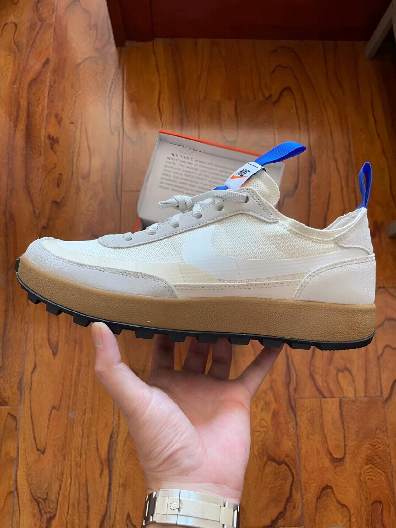 Nike x Tom Sachs General Purpose Shoe Light Cream 착용 스타일